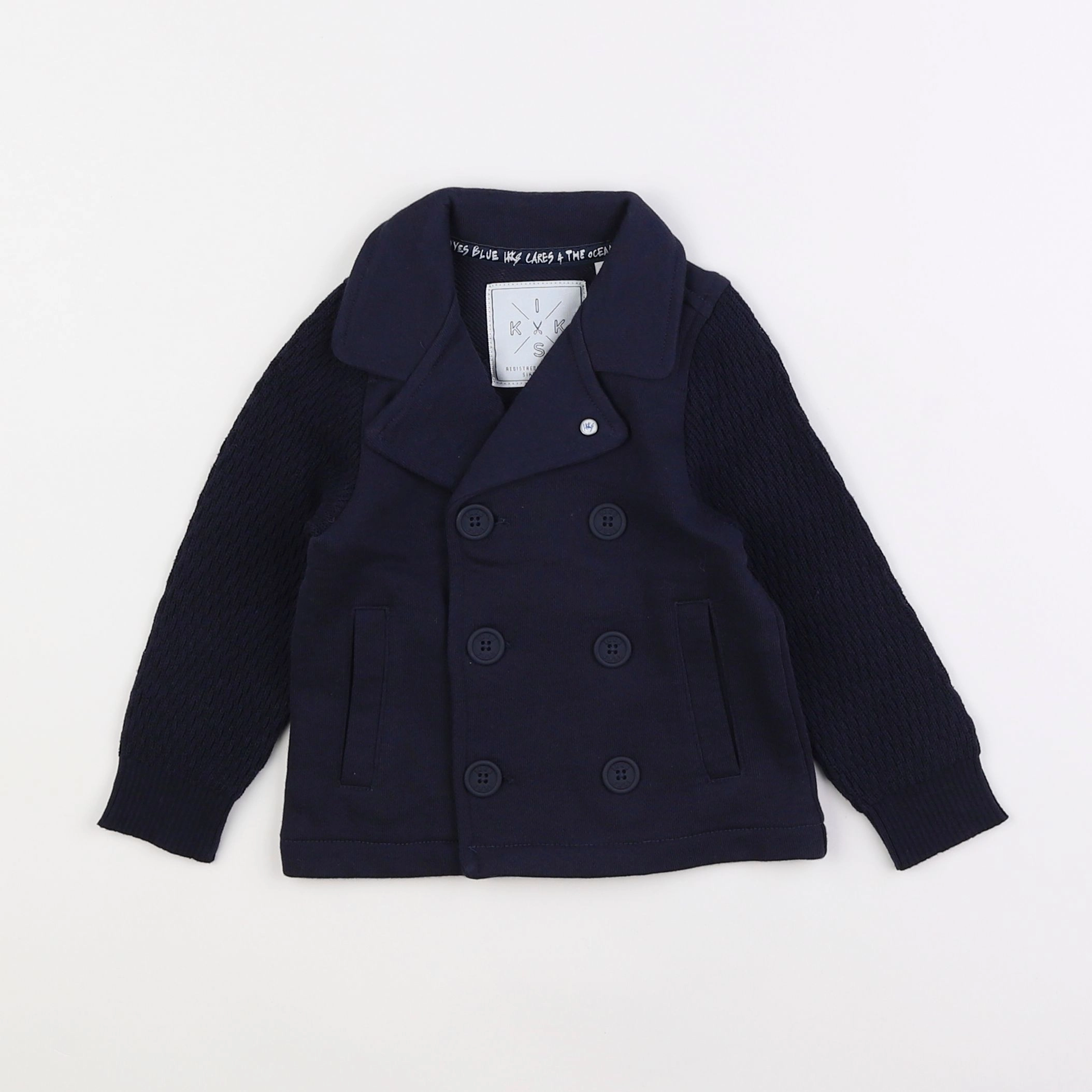 IKKS - veste bleu - 18 mois