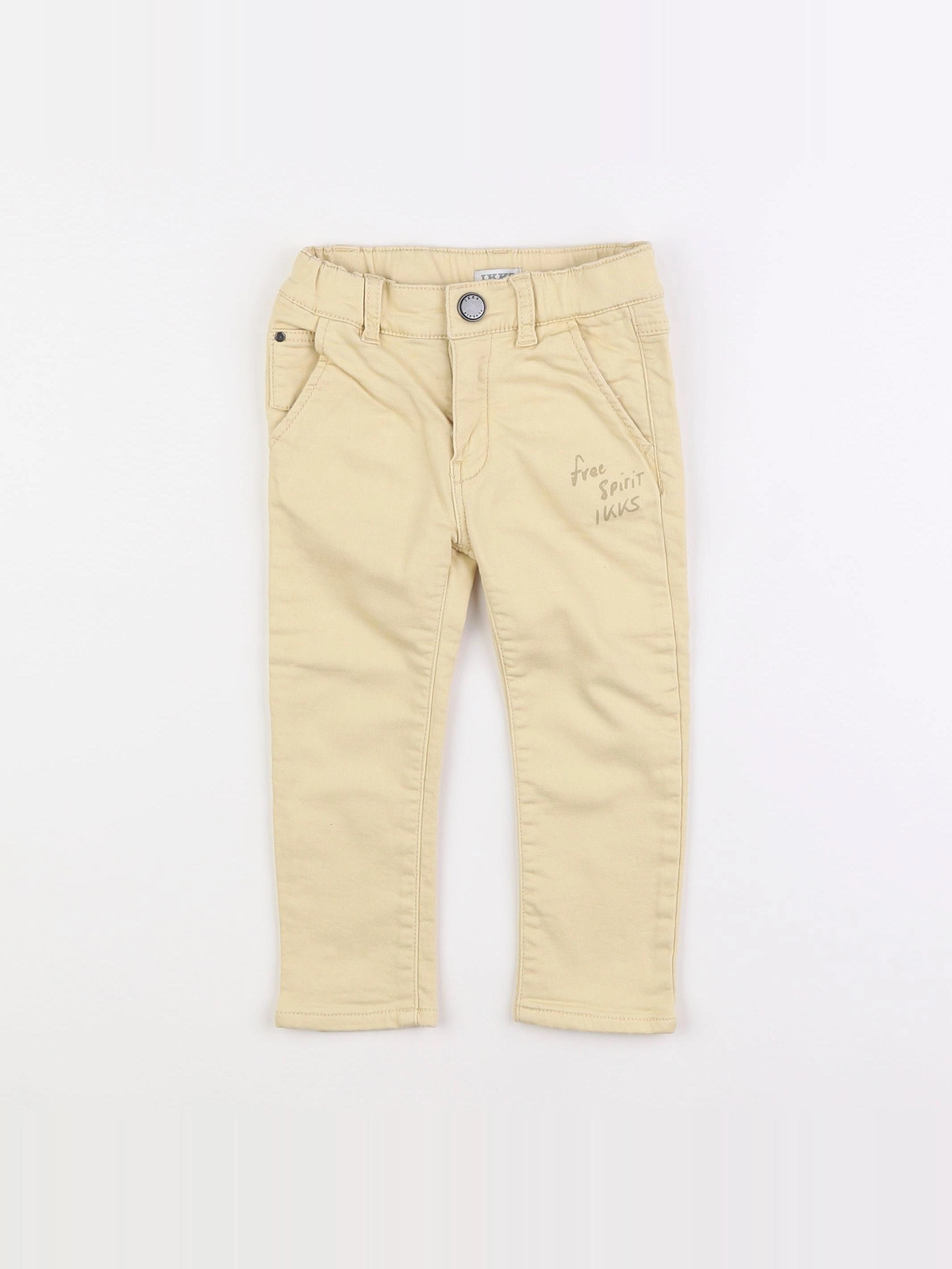 IKKS - pantalon jaune - 2 ans