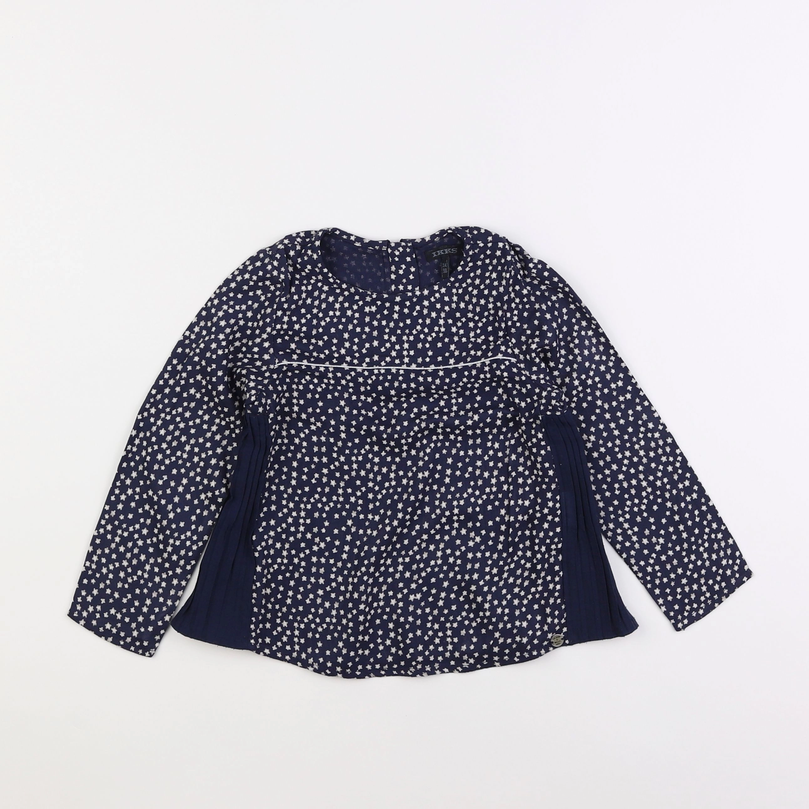 IKKS - blouse bleu - 3 ans