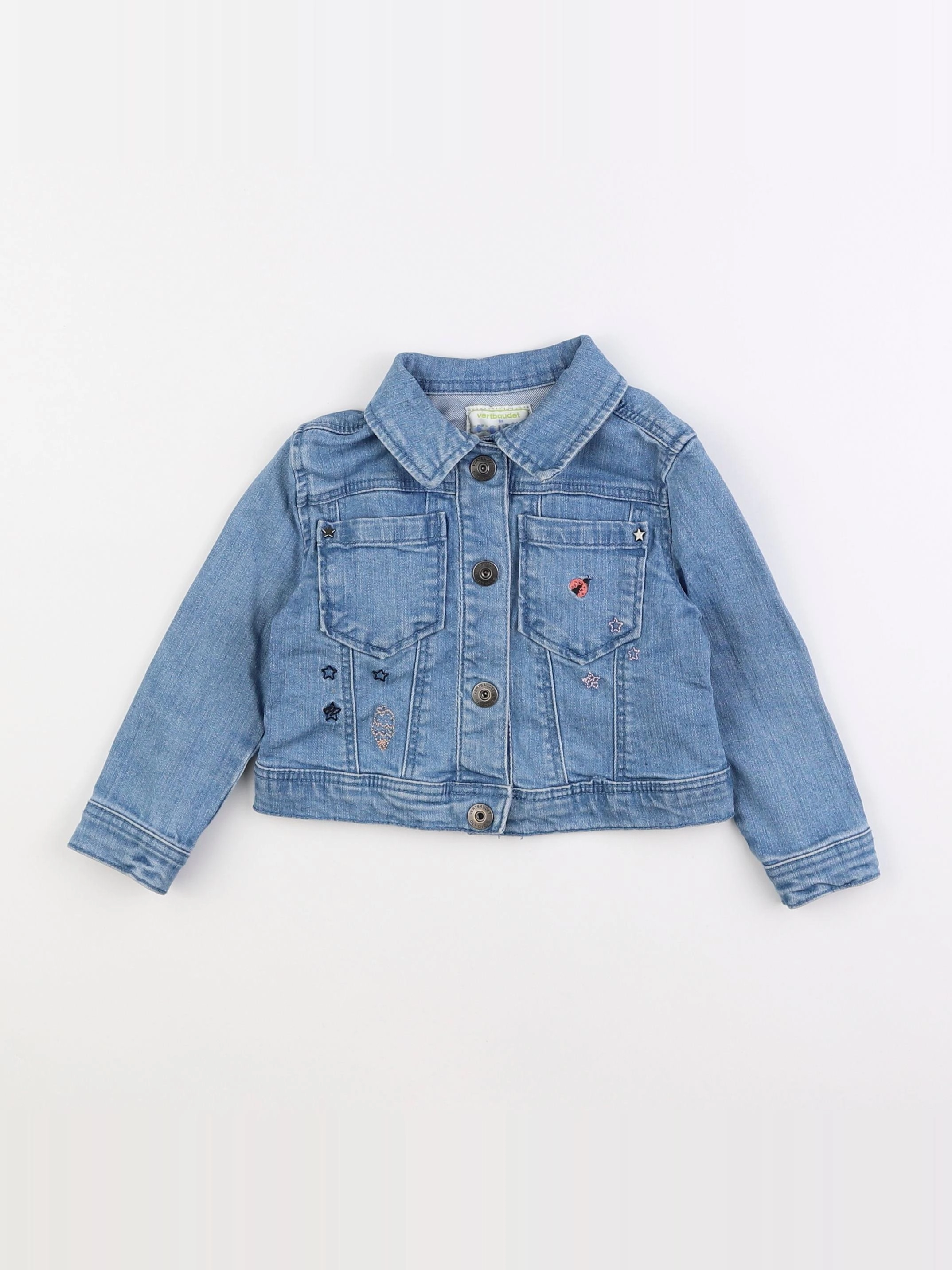 Vertbaudet - veste bleu - 2 ans