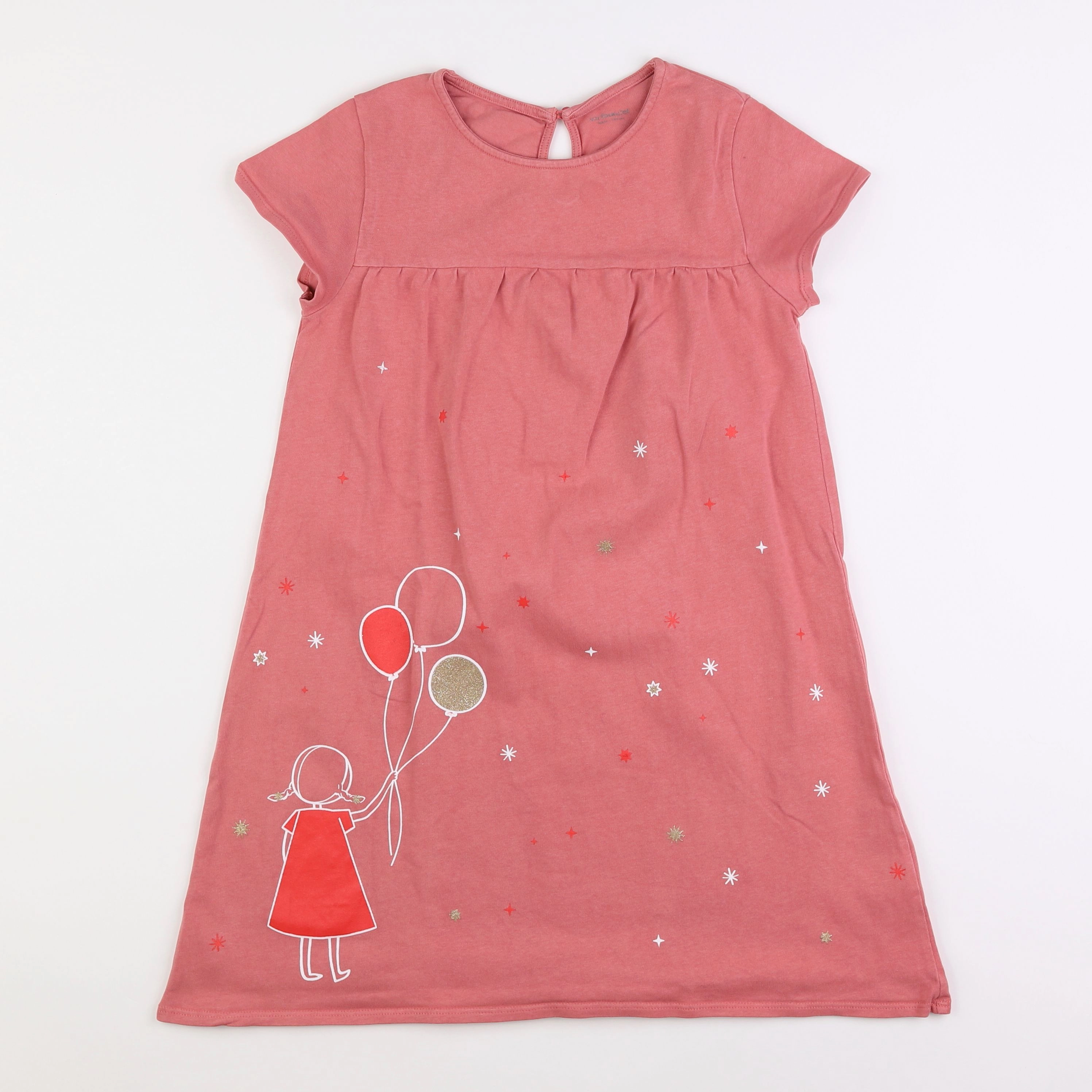 Vertbaudet - robe rose - 10 ans