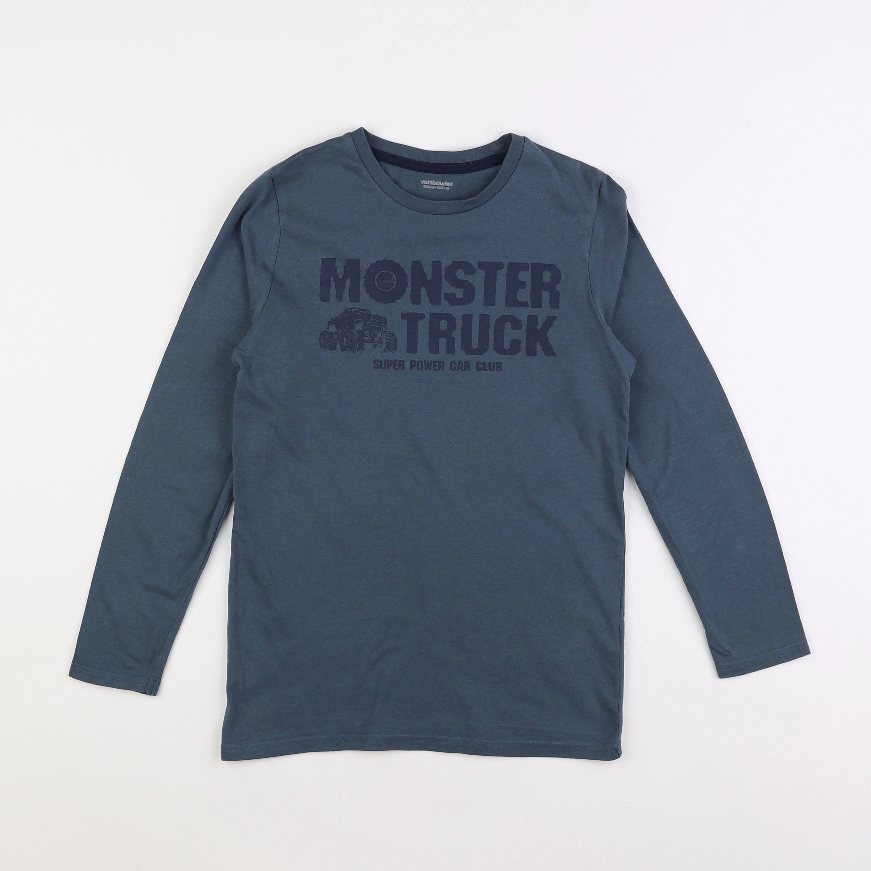 Vertbaudet - tee-shirt bleu - 12 ans