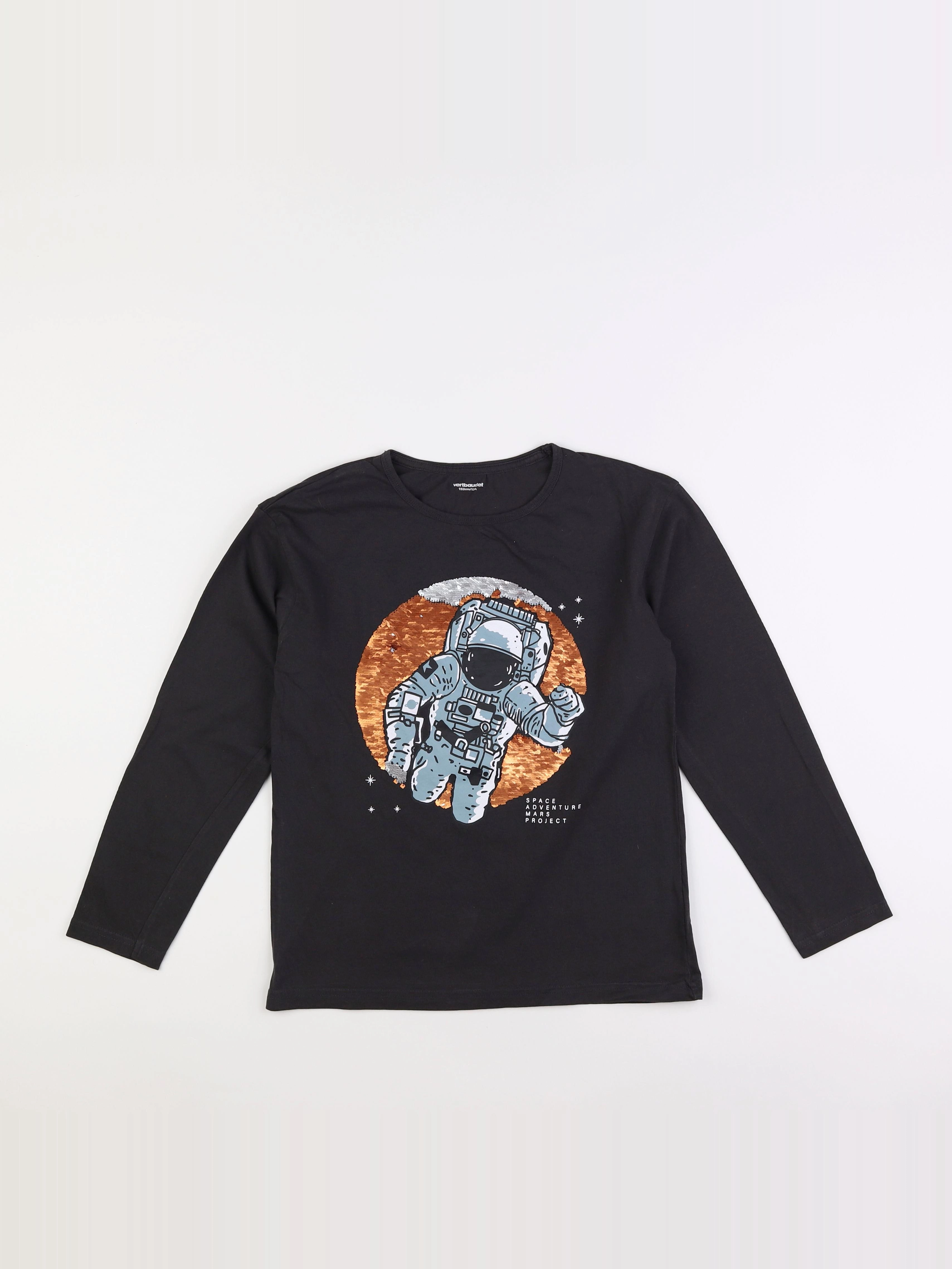 Vertbaudet - tee-shirt gris - 12 ans