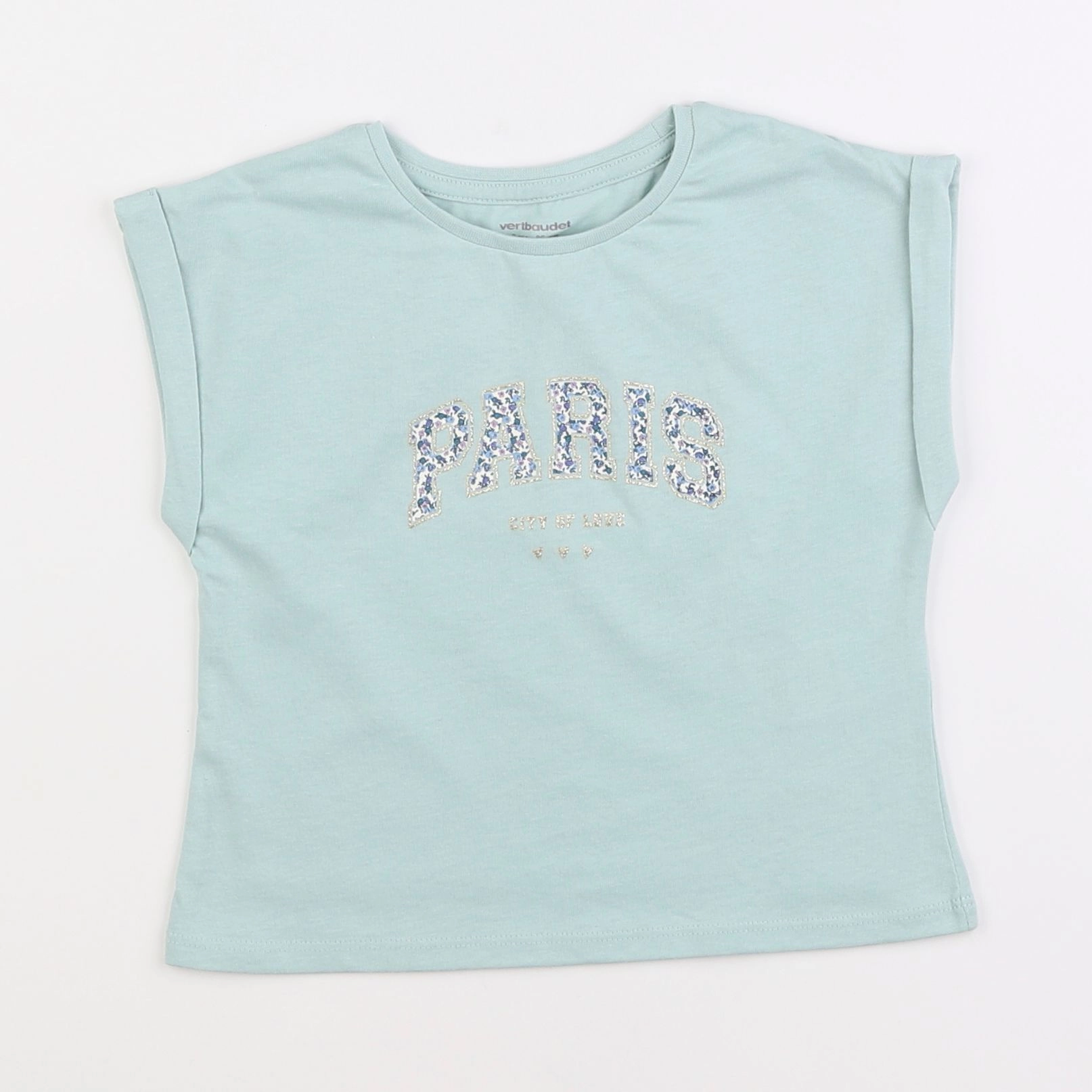 Vertbaudet - tee-shirt vert - 2 ans