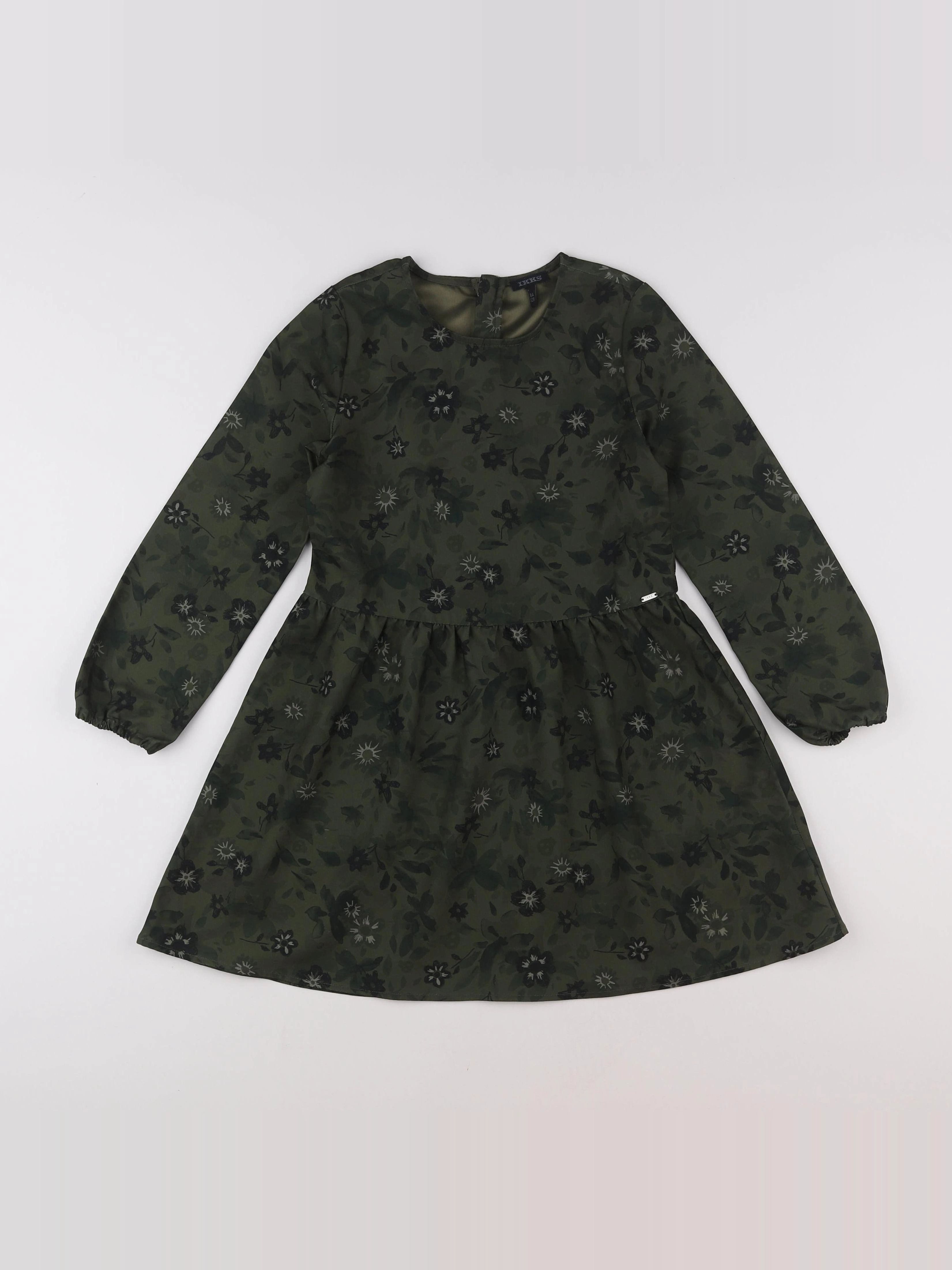 IKKS - robe vert - 8 ans