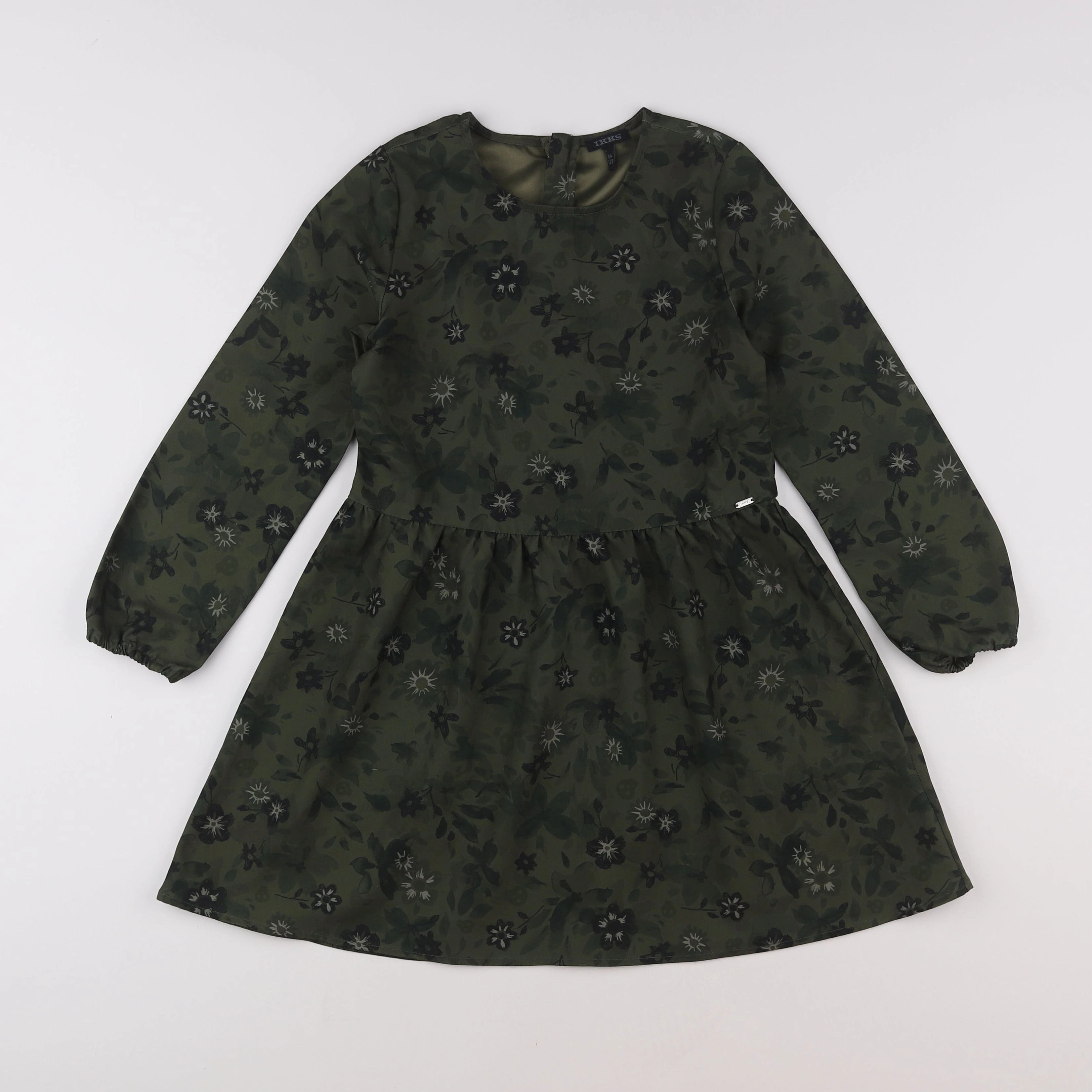 IKKS - robe vert - 8 ans