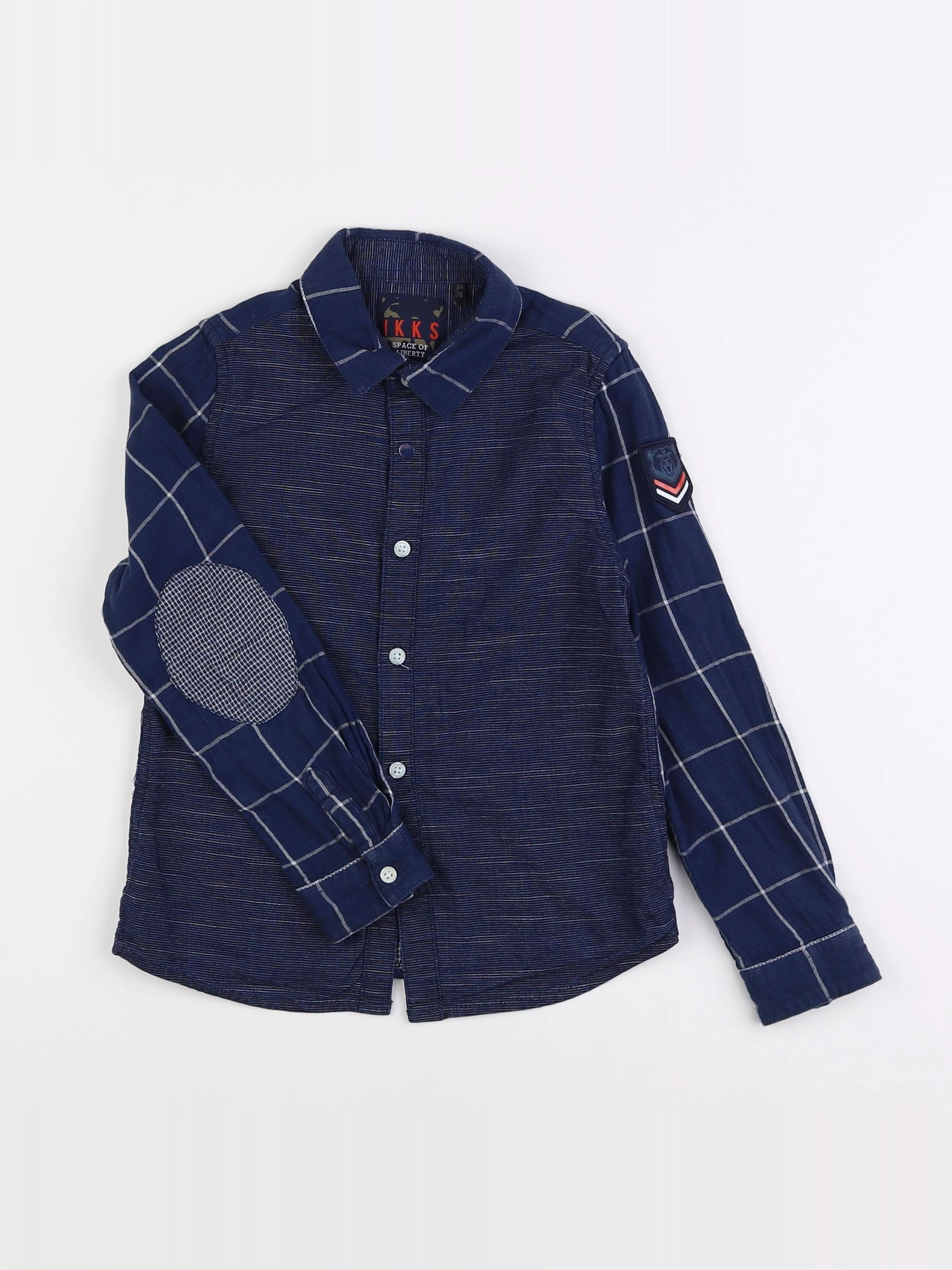 IKKS - chemise bleu - 6 ans