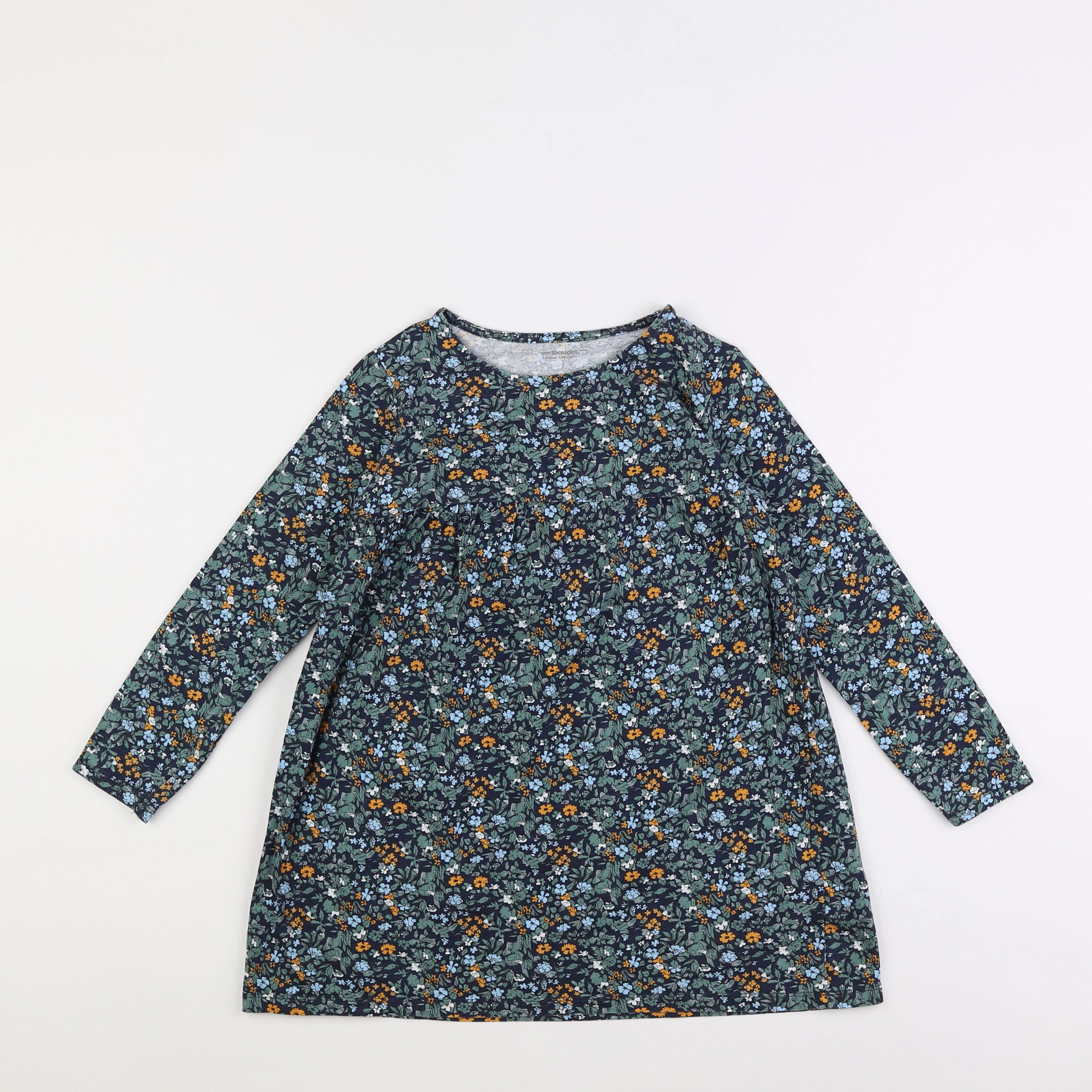 Vertbaudet - robe vert - 8 ans