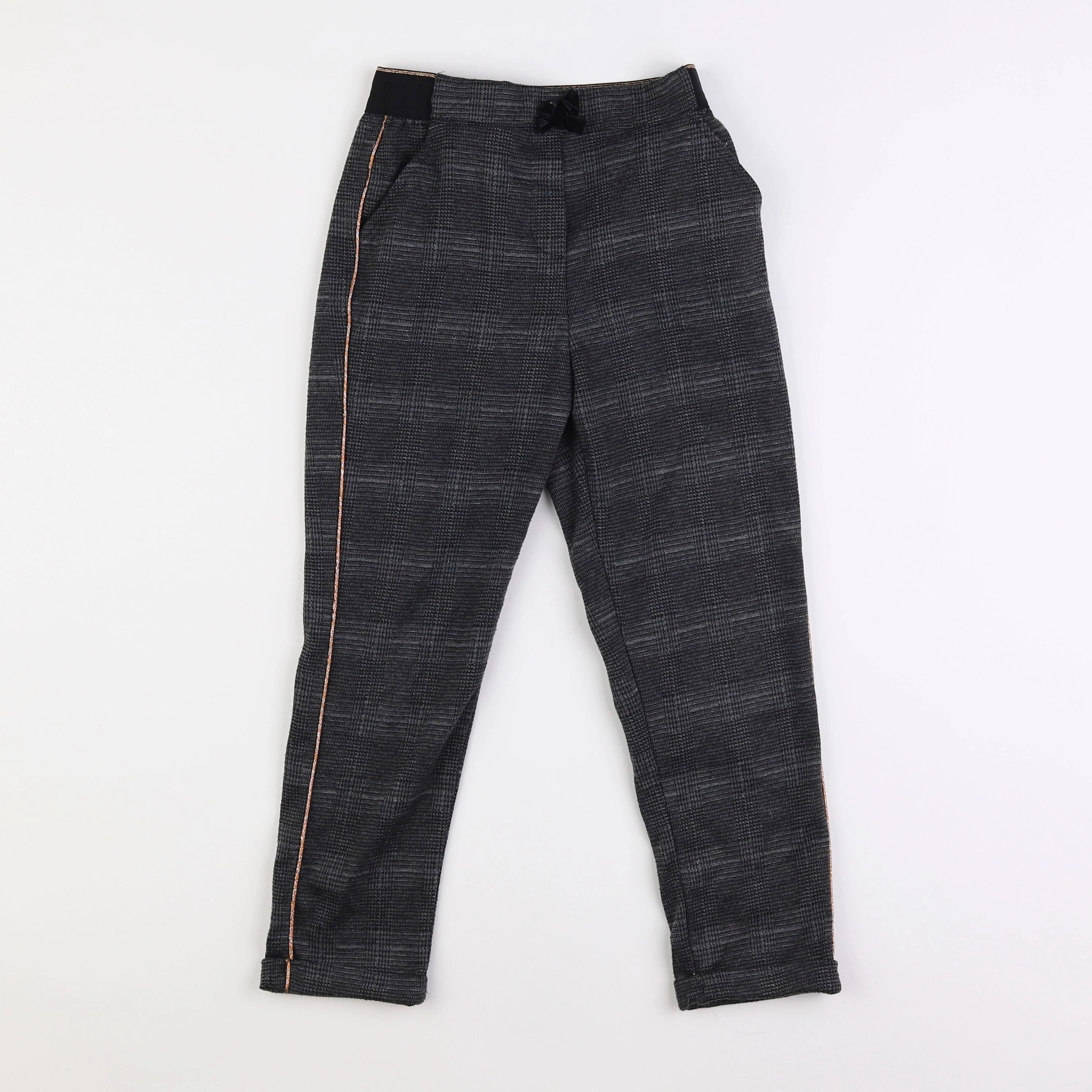 Vertbaudet - pantalon gris - 8 ans