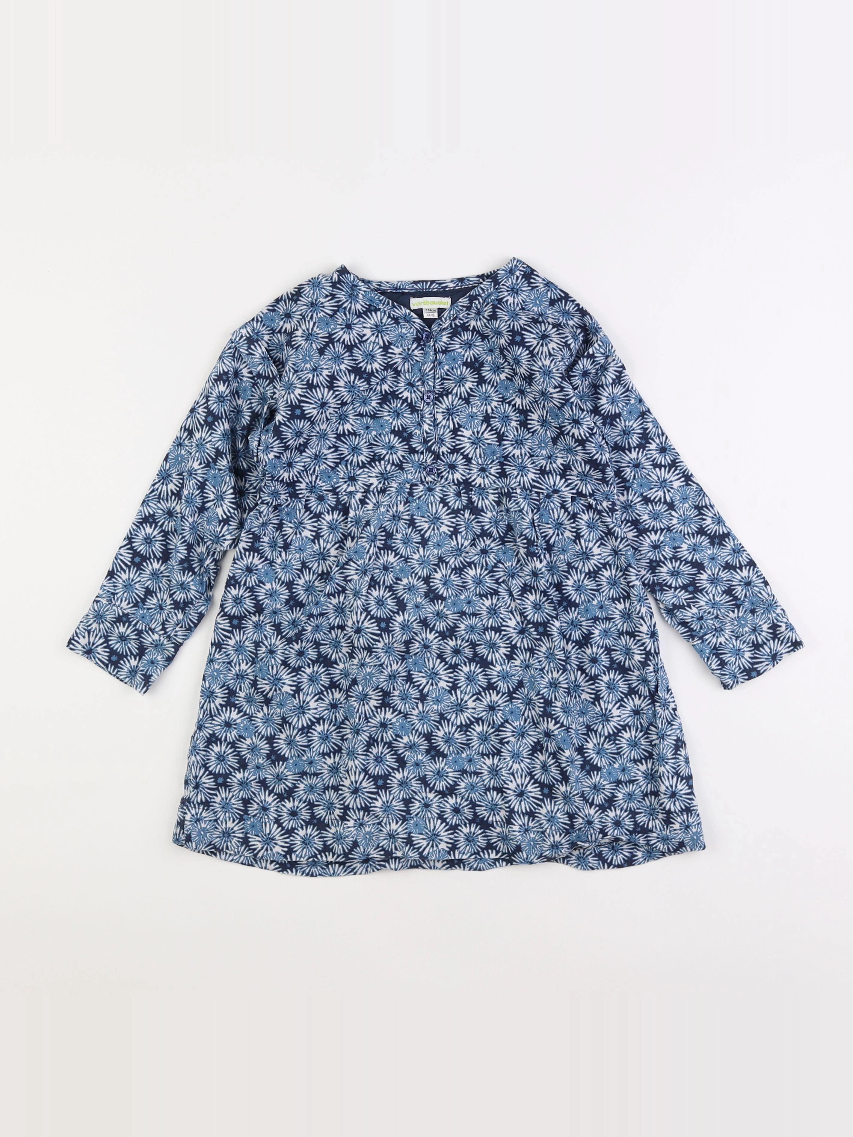 Vertbaudet - robe bleu - 6 ans