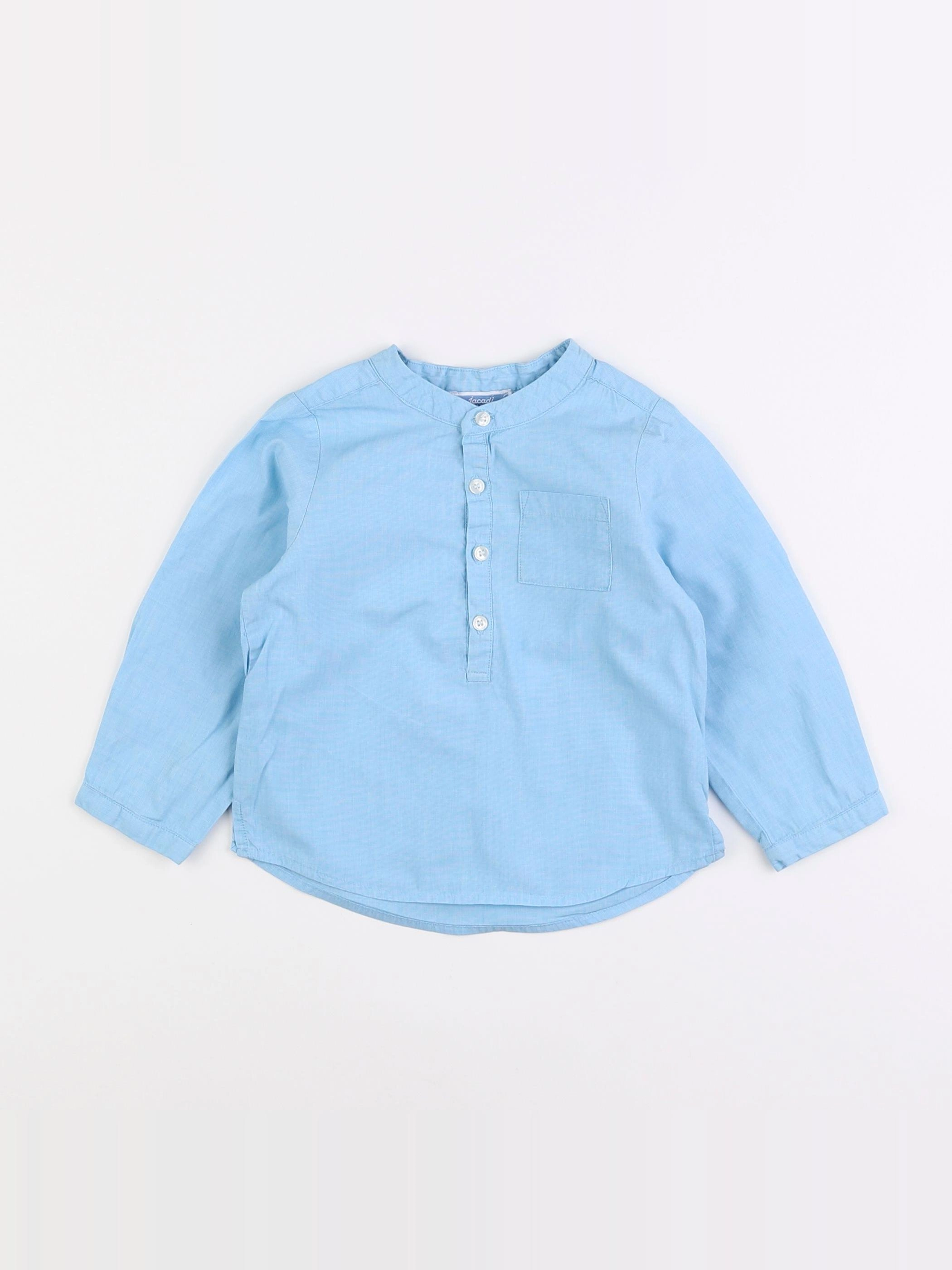Jacadi - chemise bleu - 18 mois
