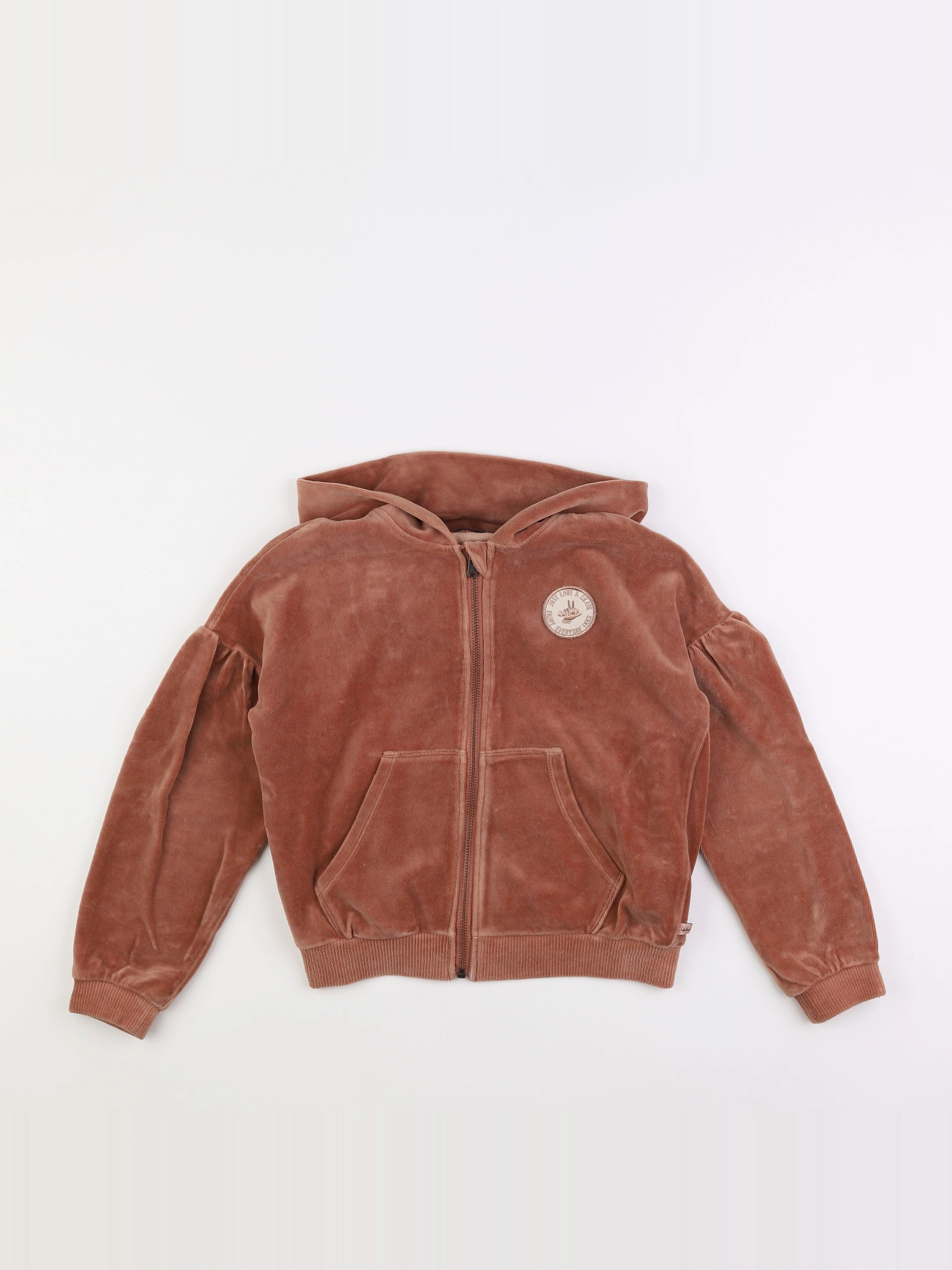 IKKS - sweat marron - 10 ans