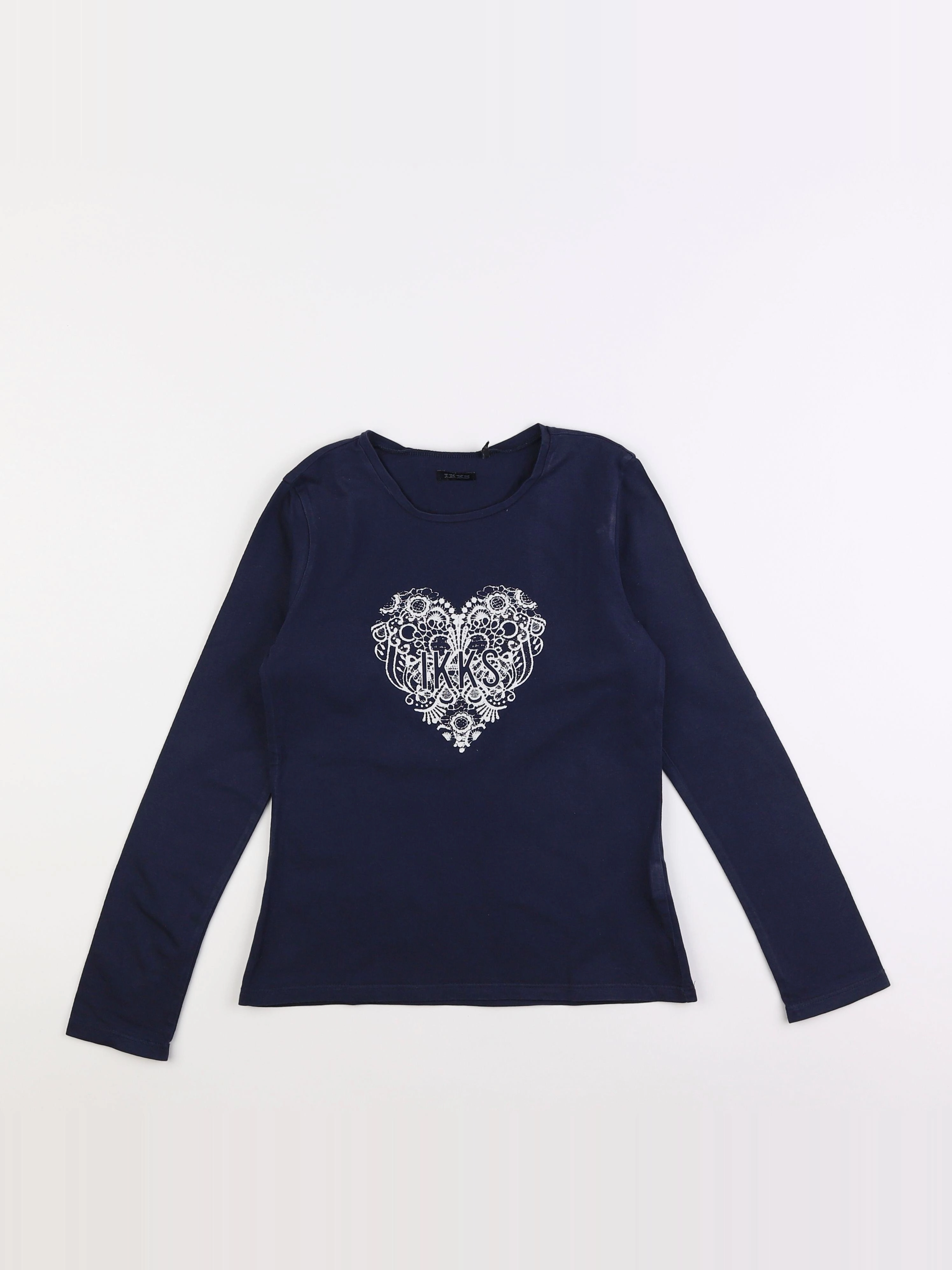 IKKS - tee-shirt bleu - 10 ans