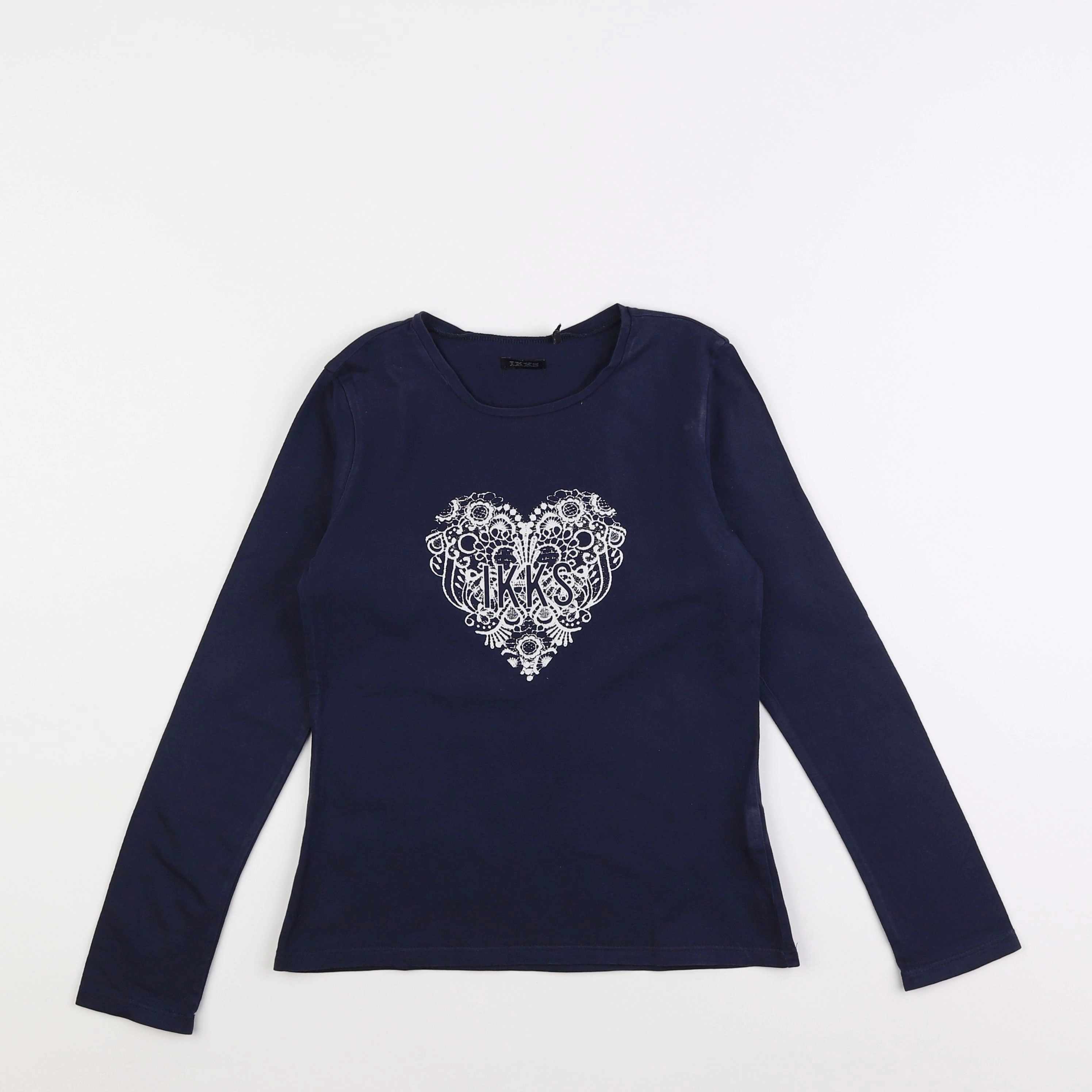 IKKS - tee-shirt bleu - 10 ans