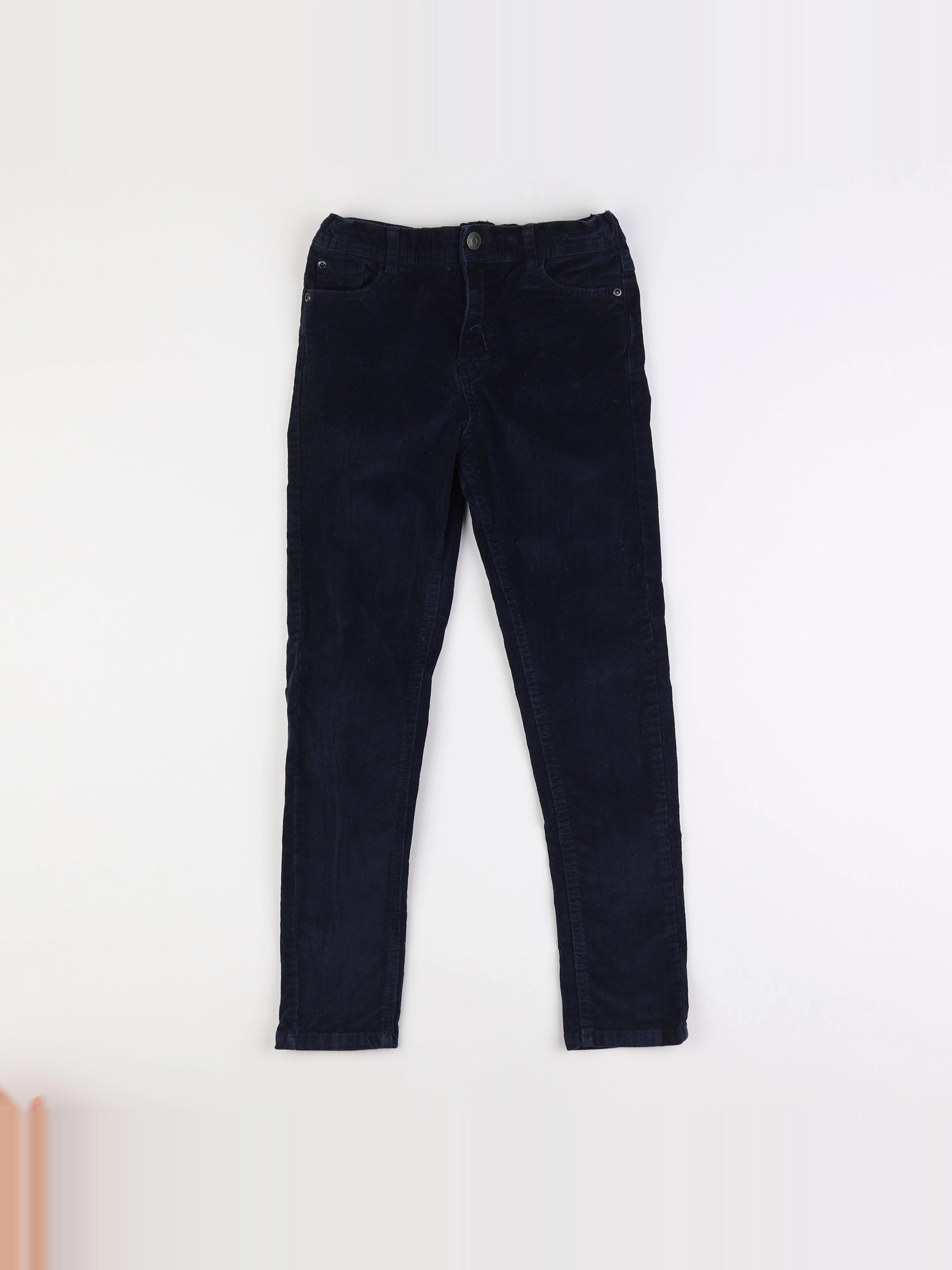 Vertbaudet - pantalon bleu - 9 ans