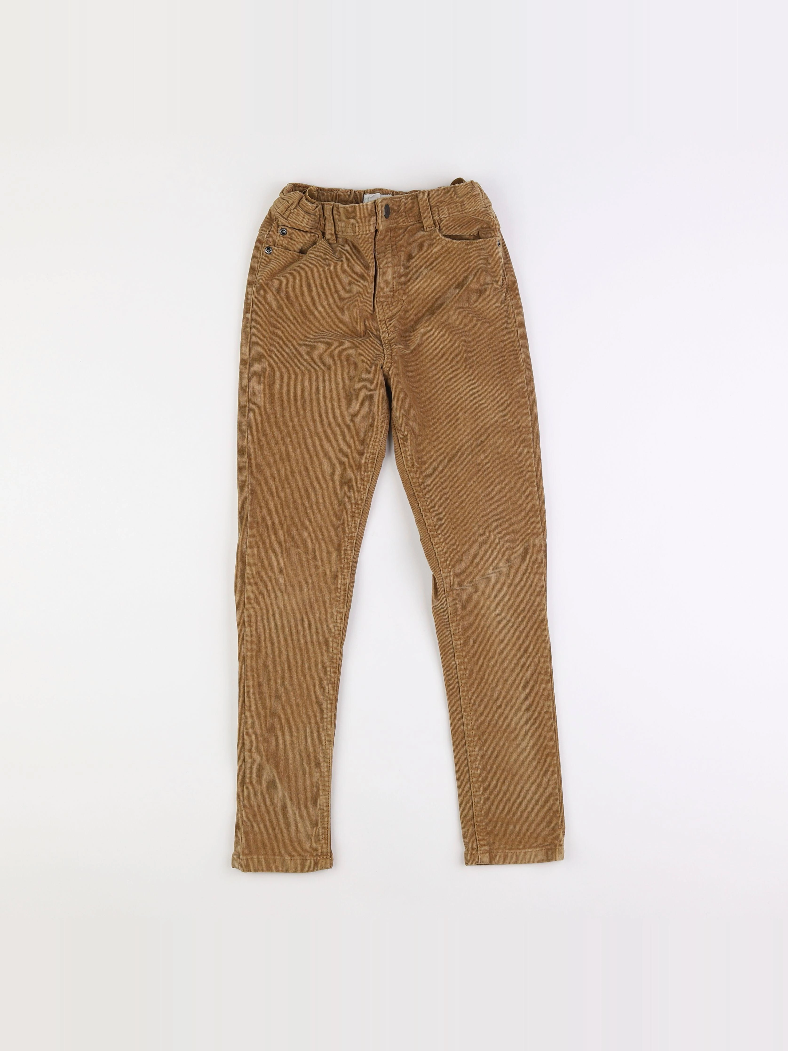 Vertbaudet - pantalon marron - 9 ans