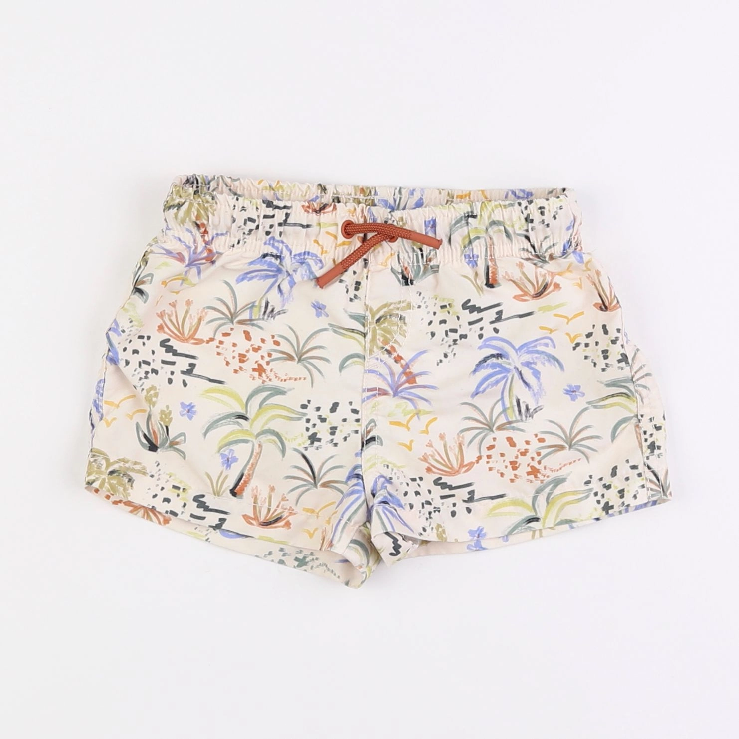 Zara - maillot de bain beige - 2/3 ans