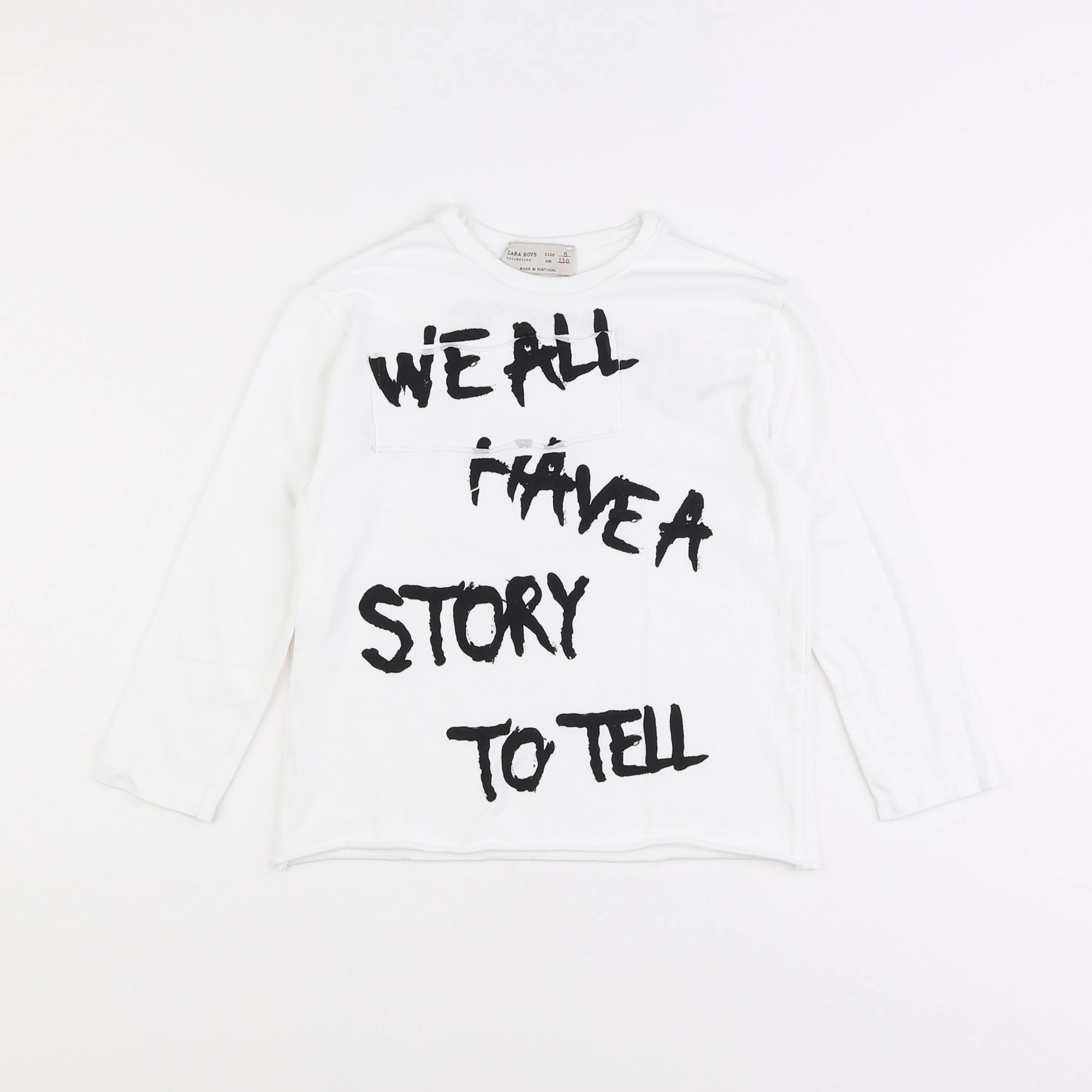 Zara - tee-shirt blanc - 5 ans