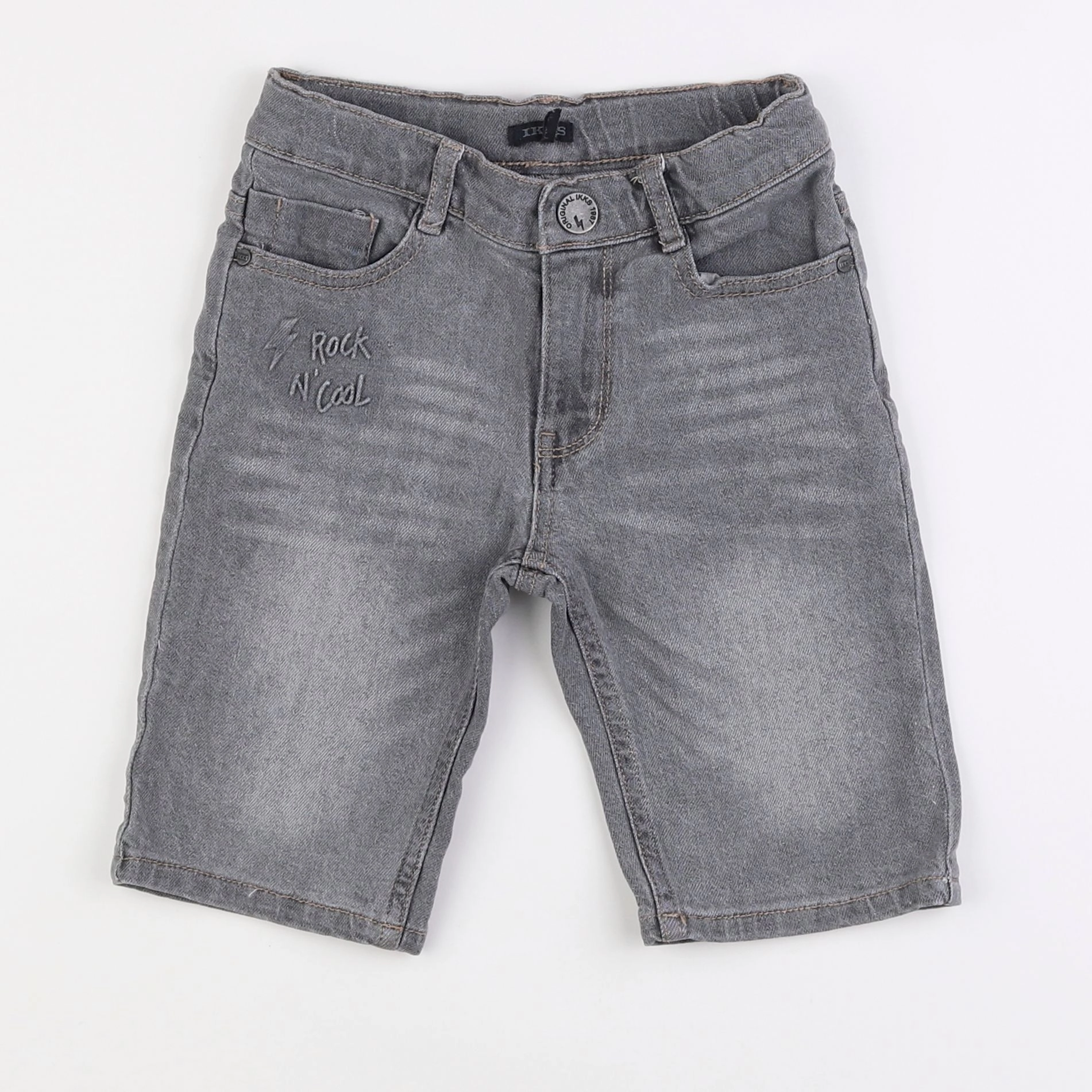 IKKS - short gris - 8 ans