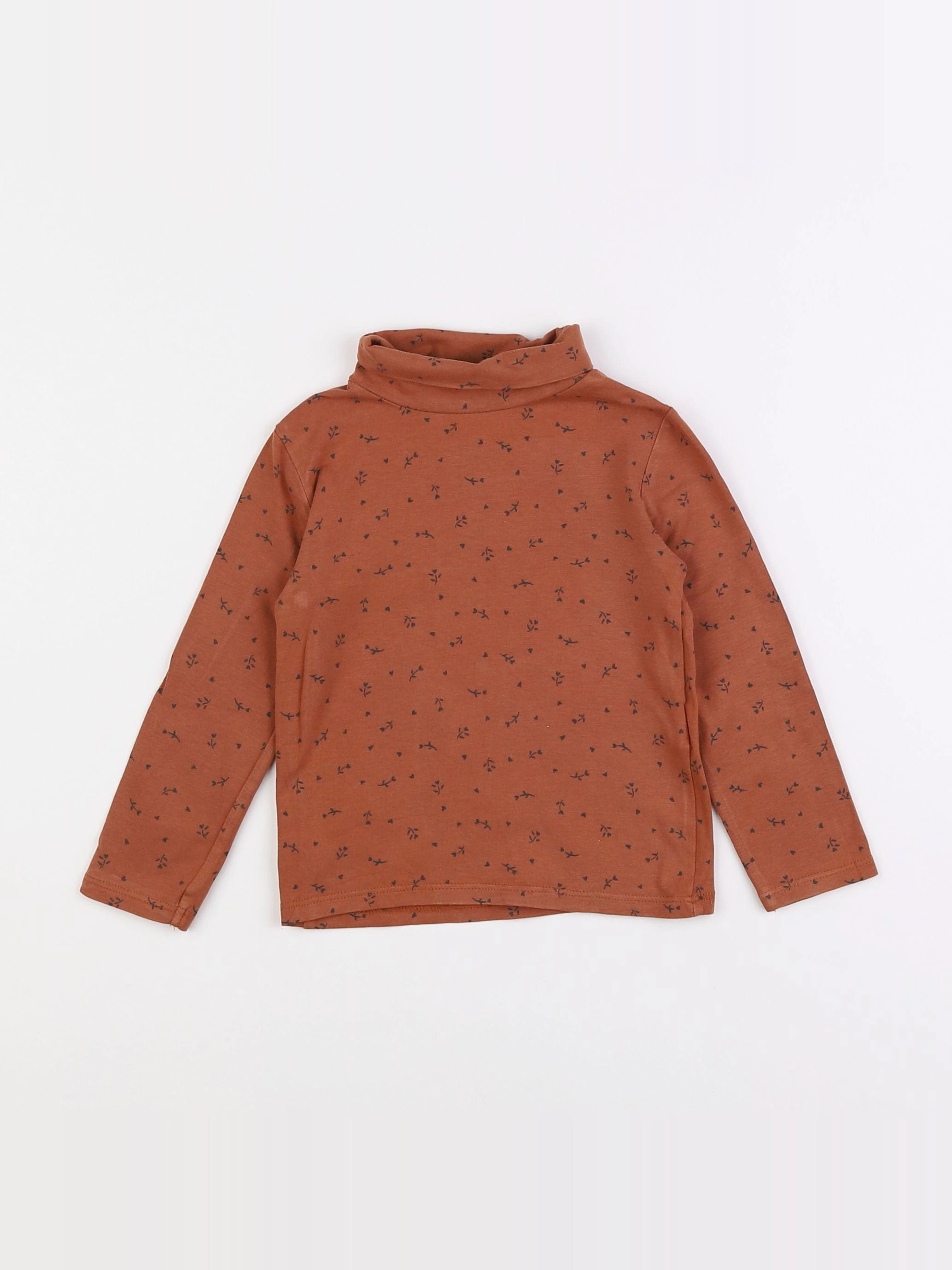 Vertbaudet - sous-pull marron - 2 ans
