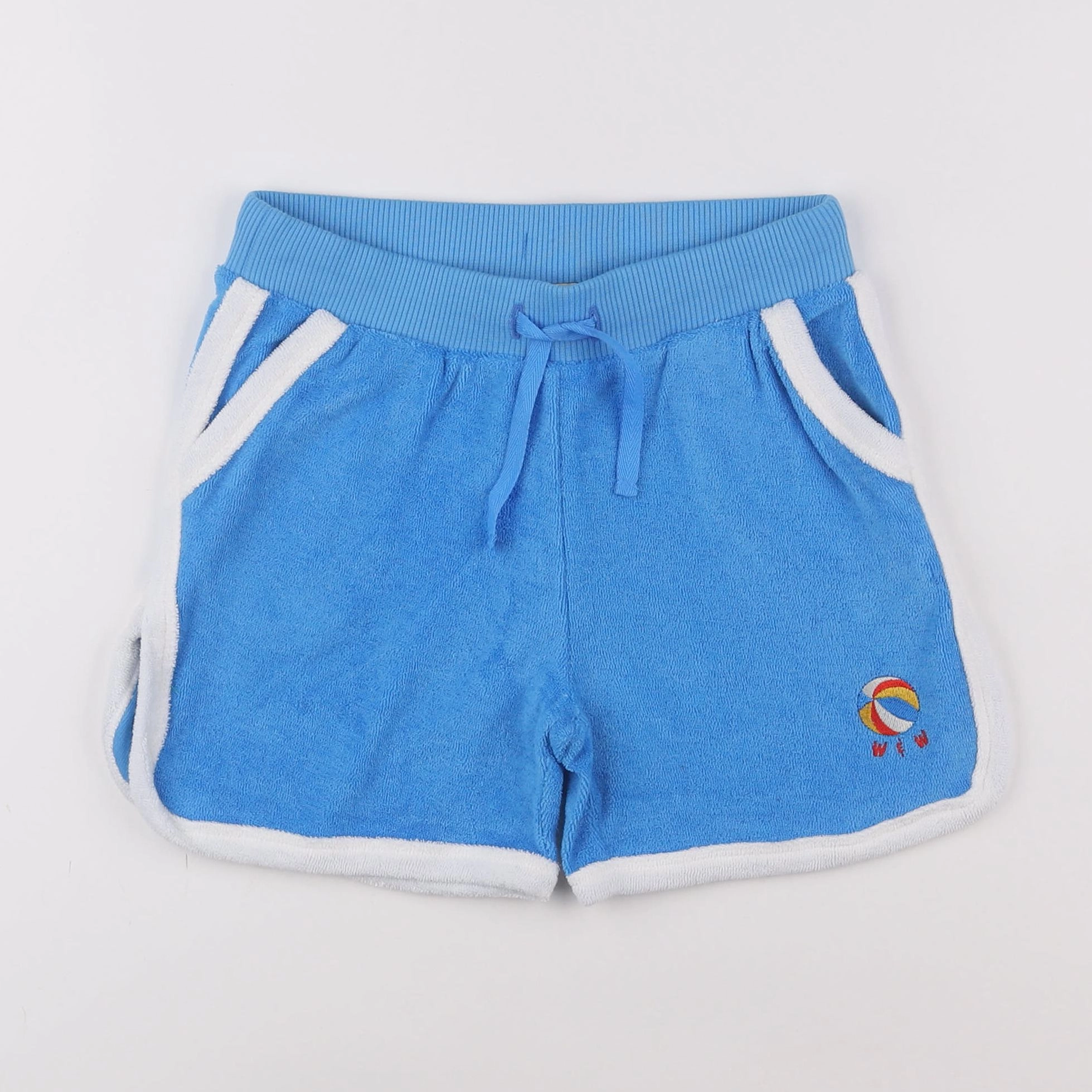 Wander & Wonder - Shorts Terry Gym Bleu - 9/10 ans