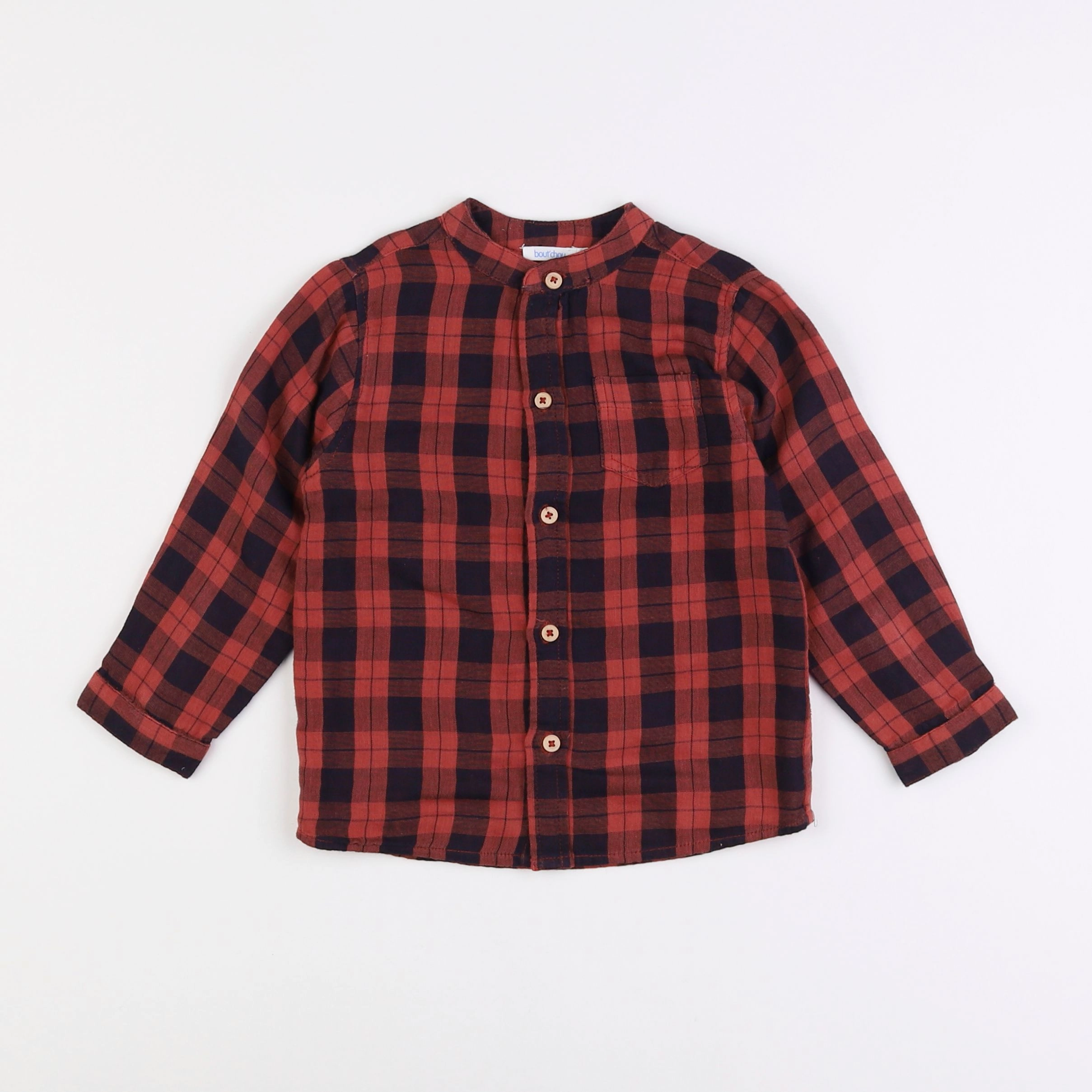 Boutchou - chemise rouge - 3 ans