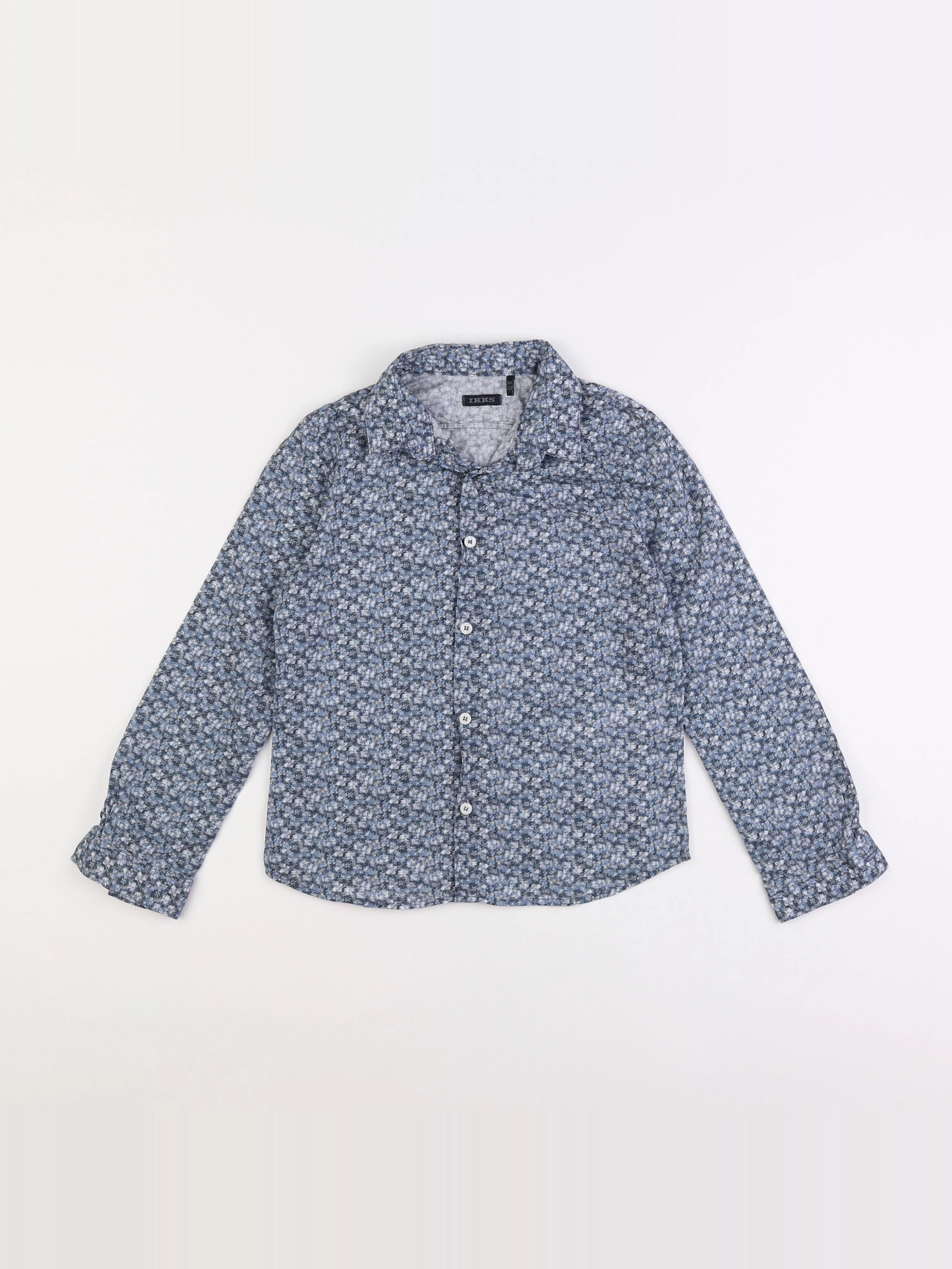 IKKS - chemise bleu - 8 ans