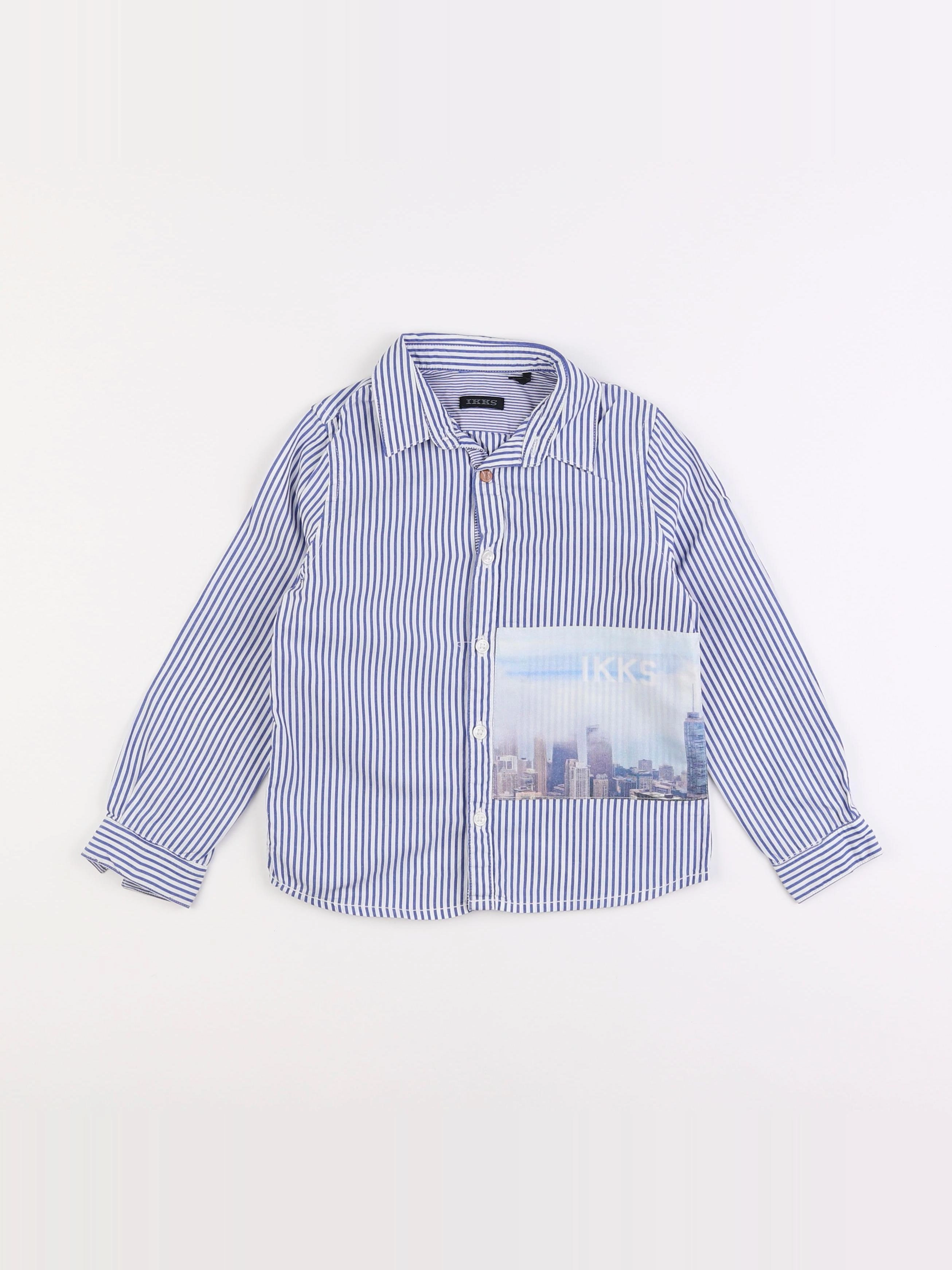IKKS - chemise bleu - 4 ans