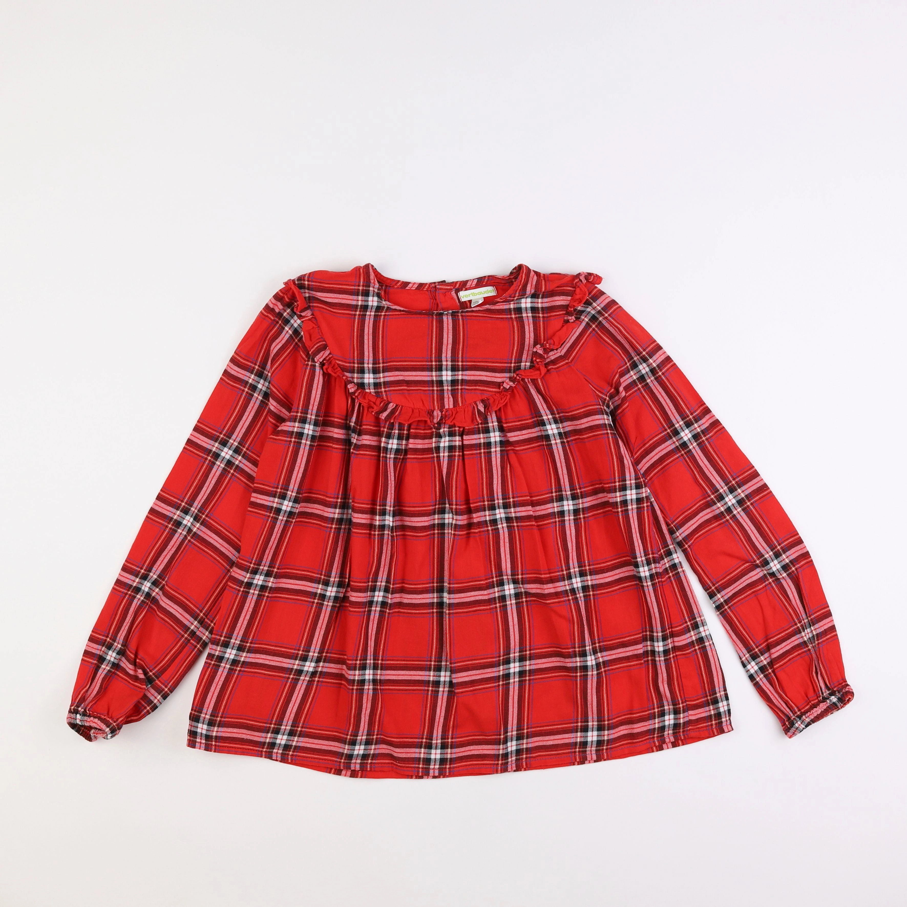 Vertbaudet - blouse rouge - 12 ans