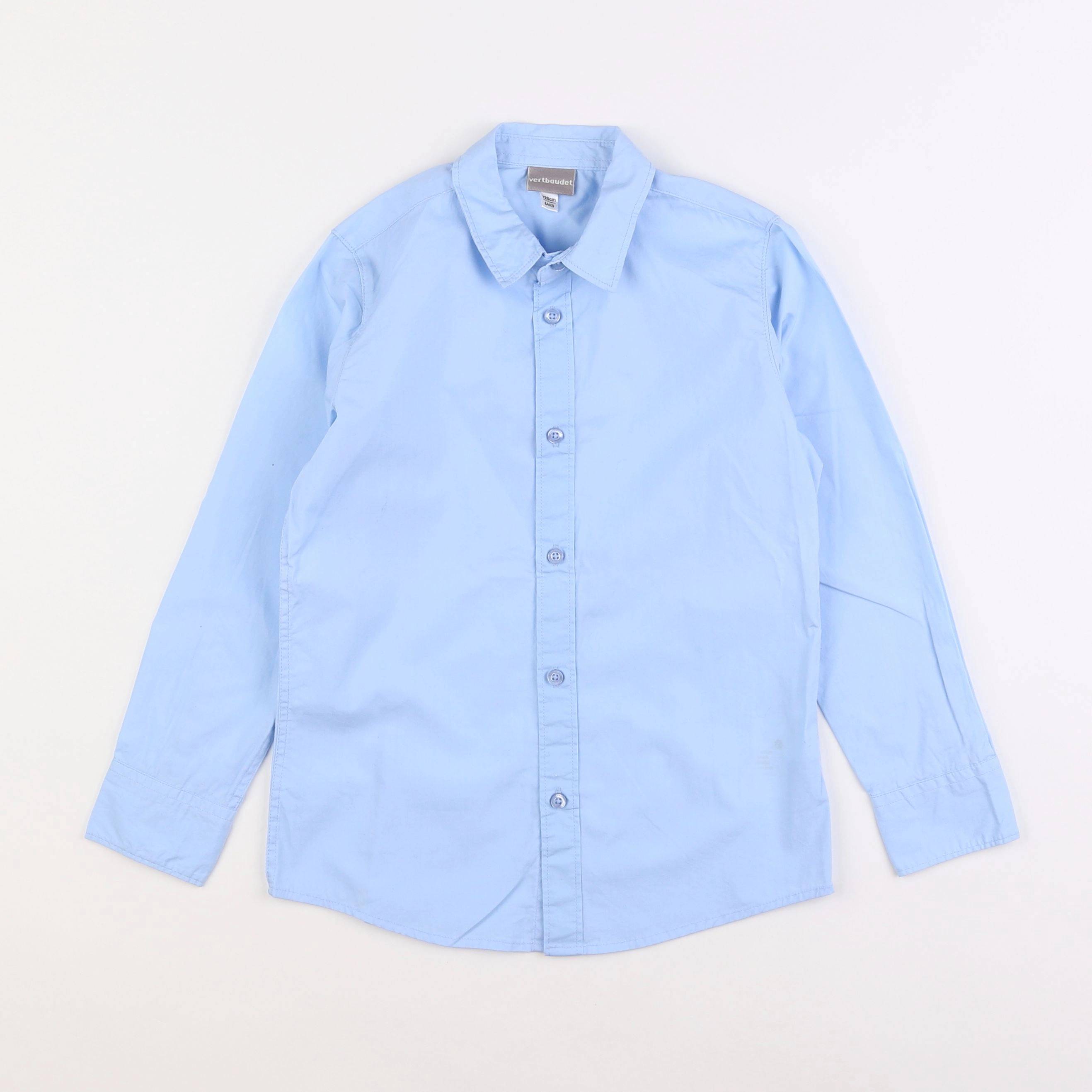 Vertbaudet - chemise bleu - 8 ans