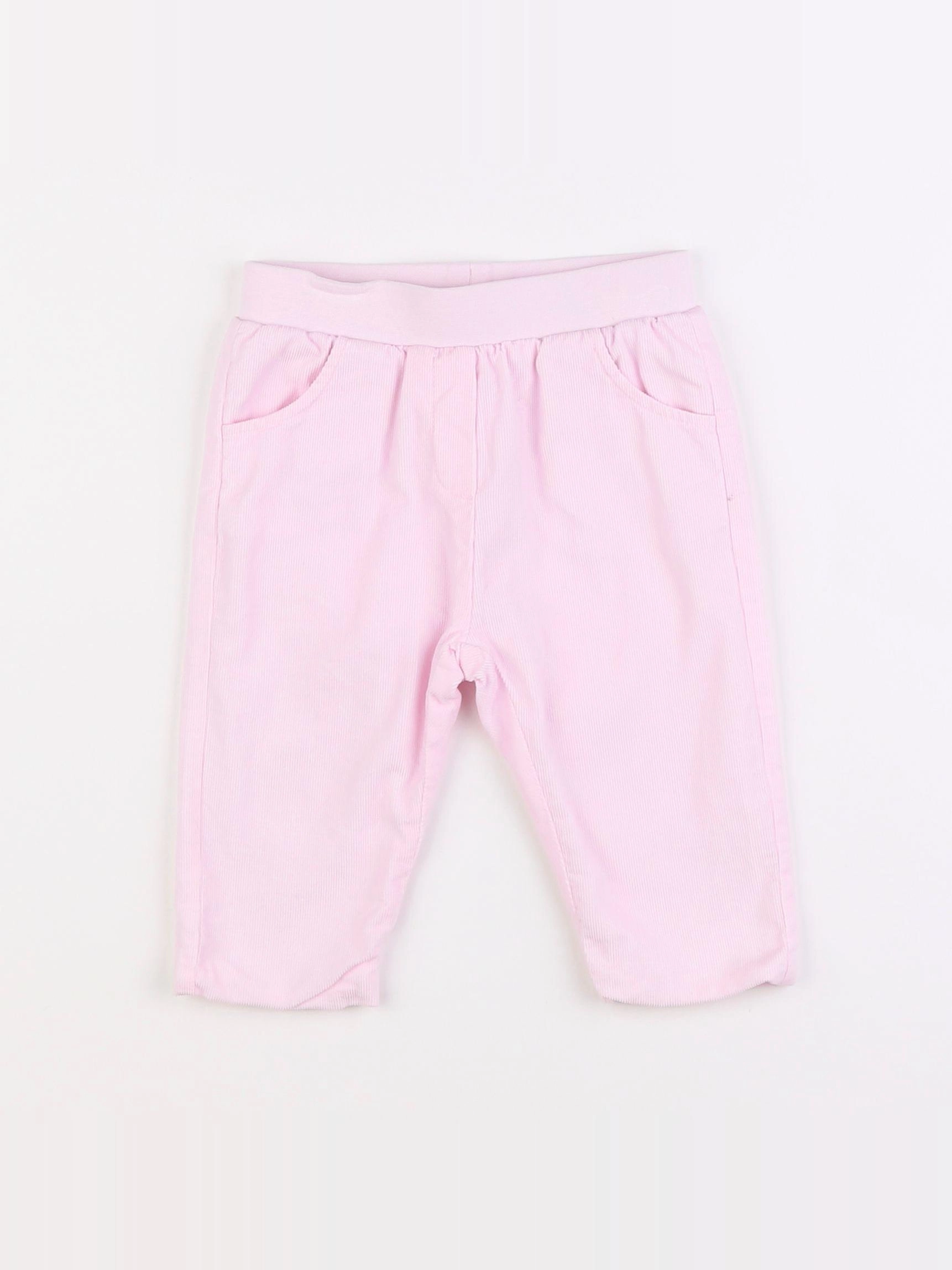 Jacadi - pantalon rose - 12 mois