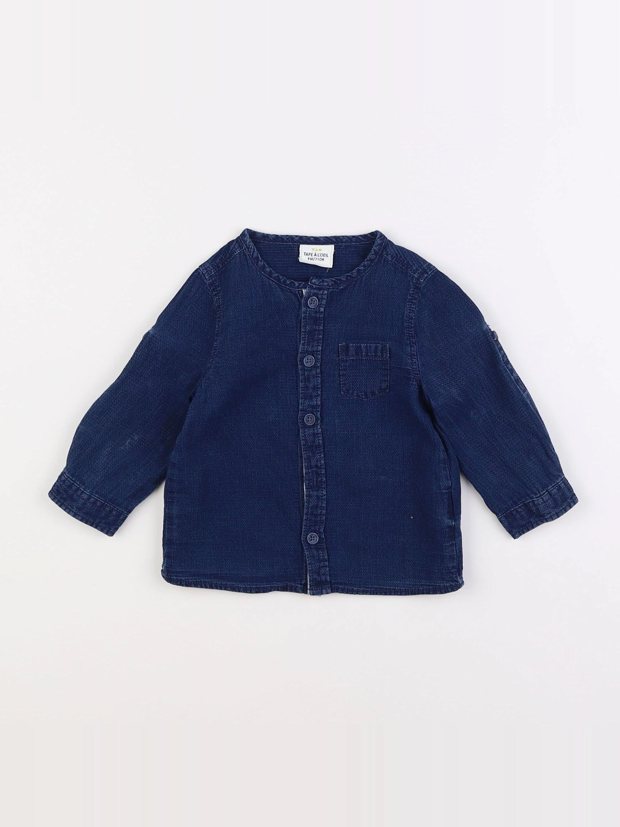 Tape à l'oeil - blouse bleu - 9 mois