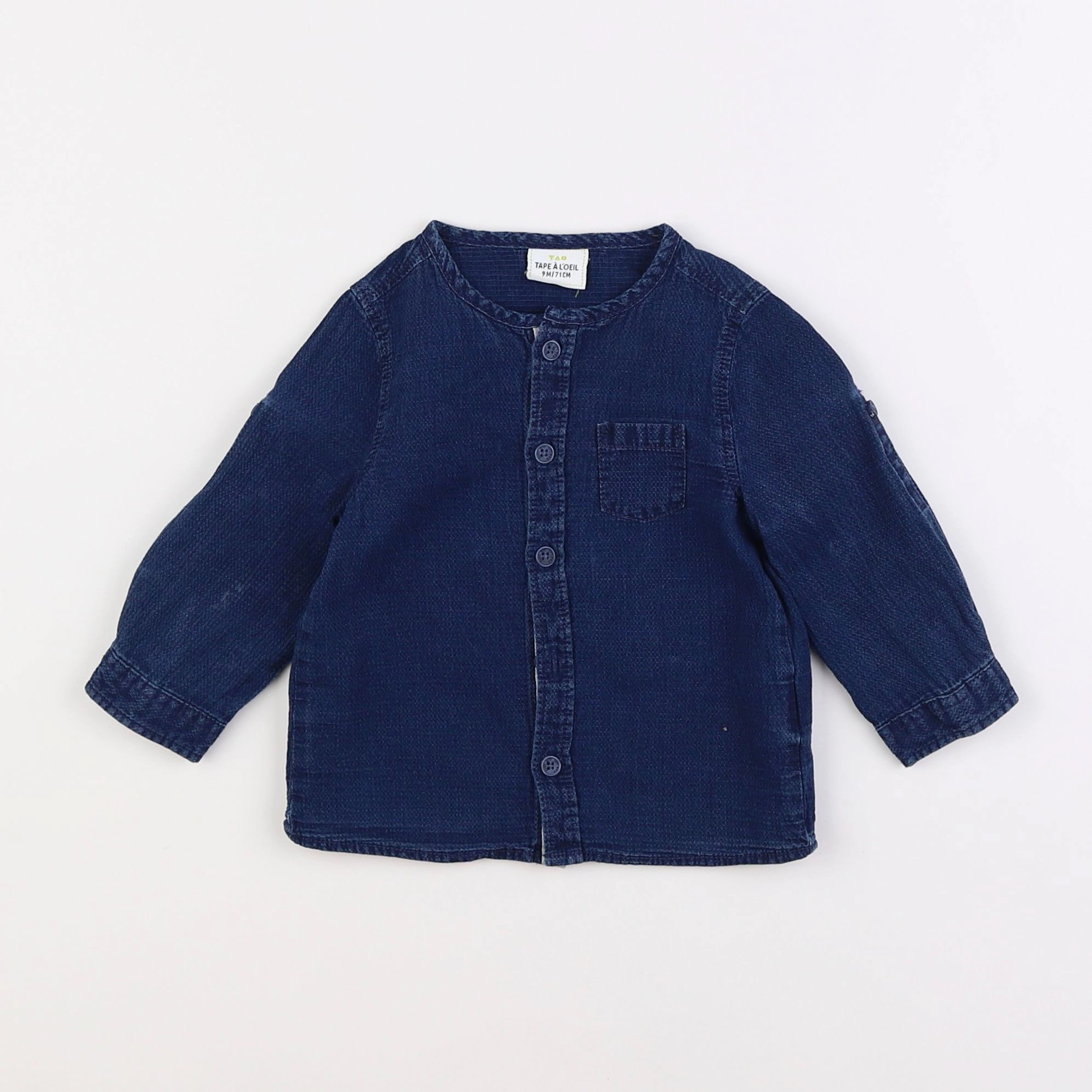 Tape à l'oeil - blouse bleu - 9 mois