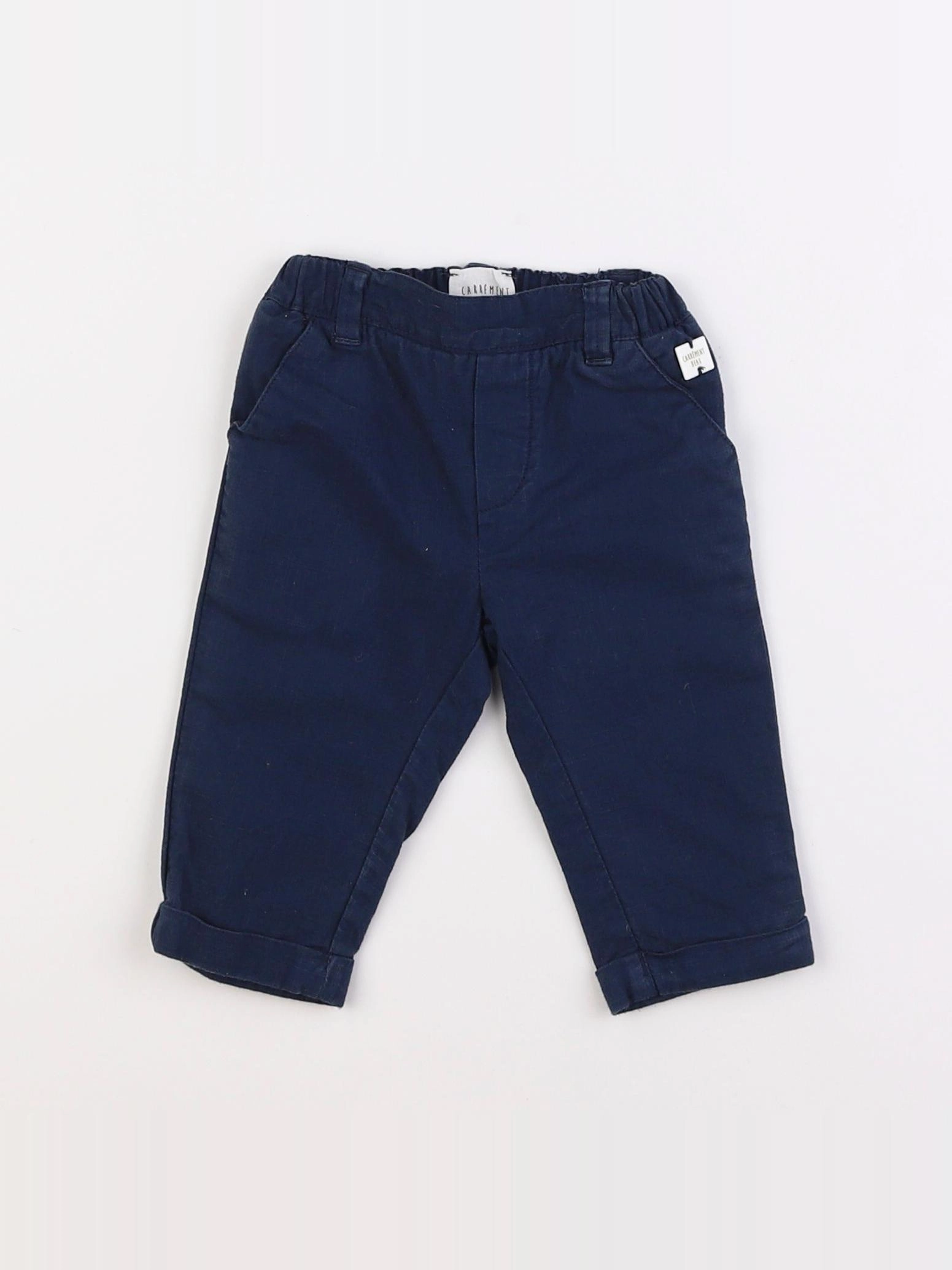 Carrément Beau - pantalon bleu - 6 mois