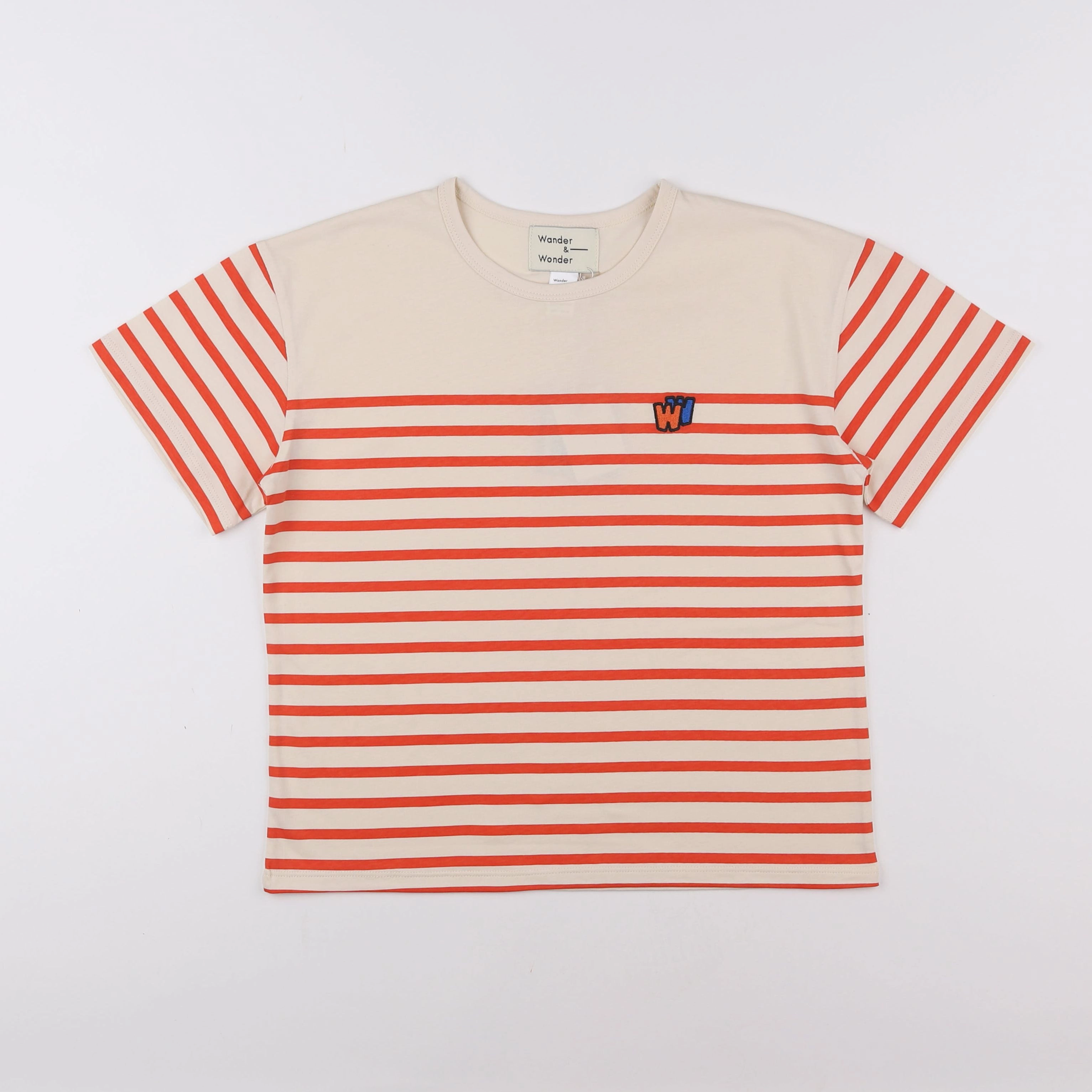 Wander & Wonder - Tee-Shirt Striped Rouge - 12 mois à 2 ans