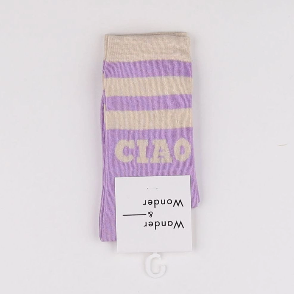 Wander & Wonder - Chaussettes Ciao Lavande - 9/12 ans