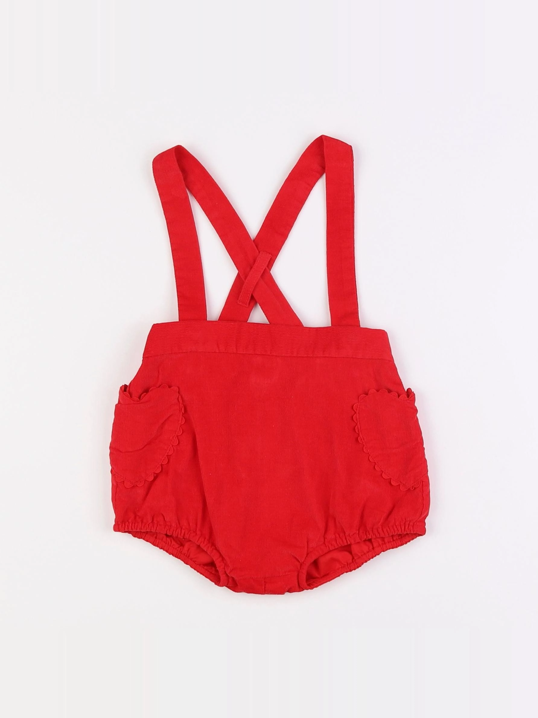 Jacadi - bloomer rouge - 12 mois