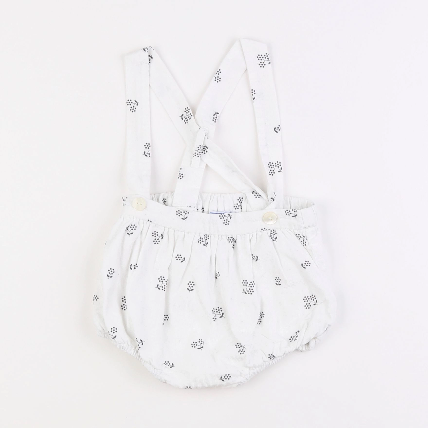 Jacadi - bloomer blanc - 12 mois