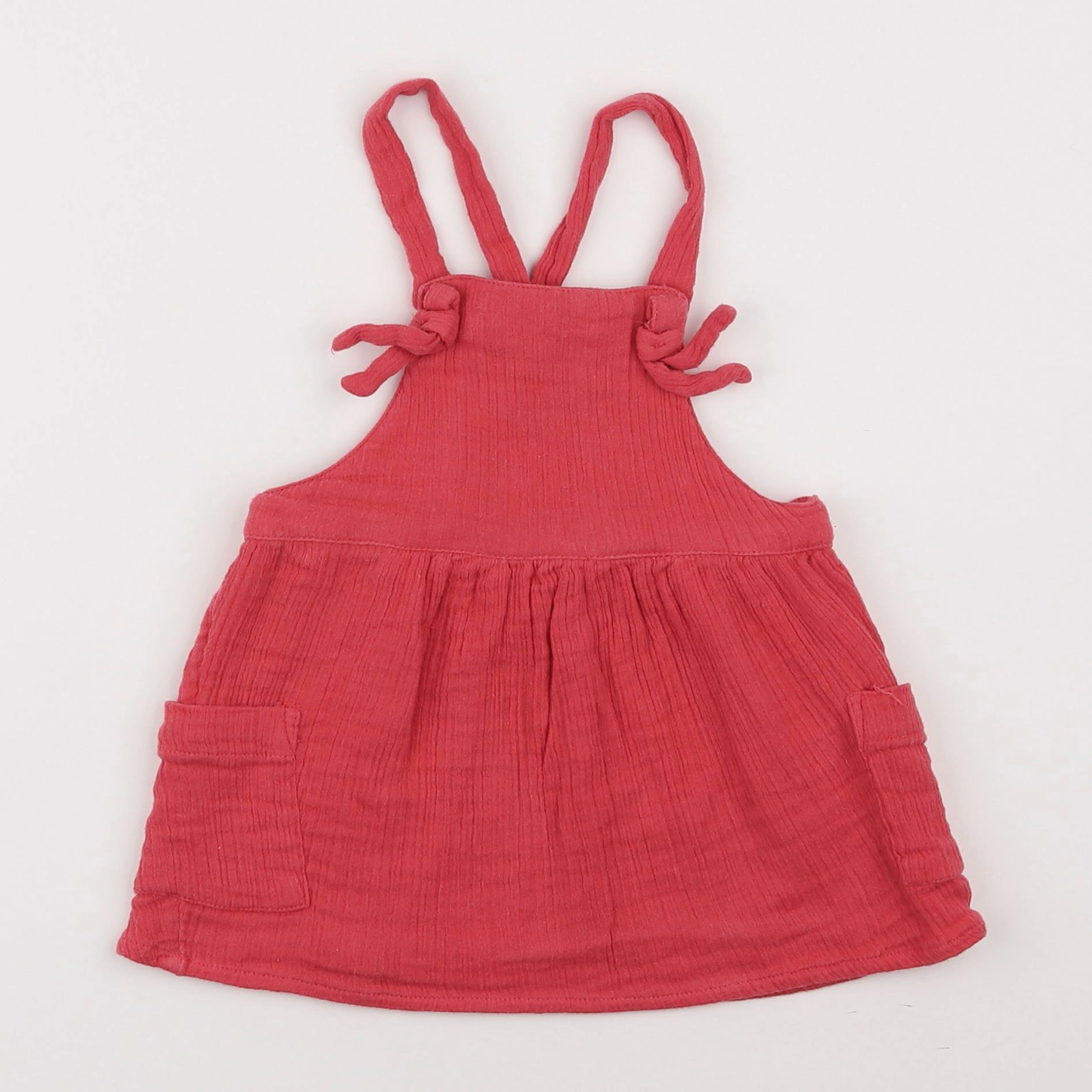 Vertbaudet - robe rouge - 12 mois