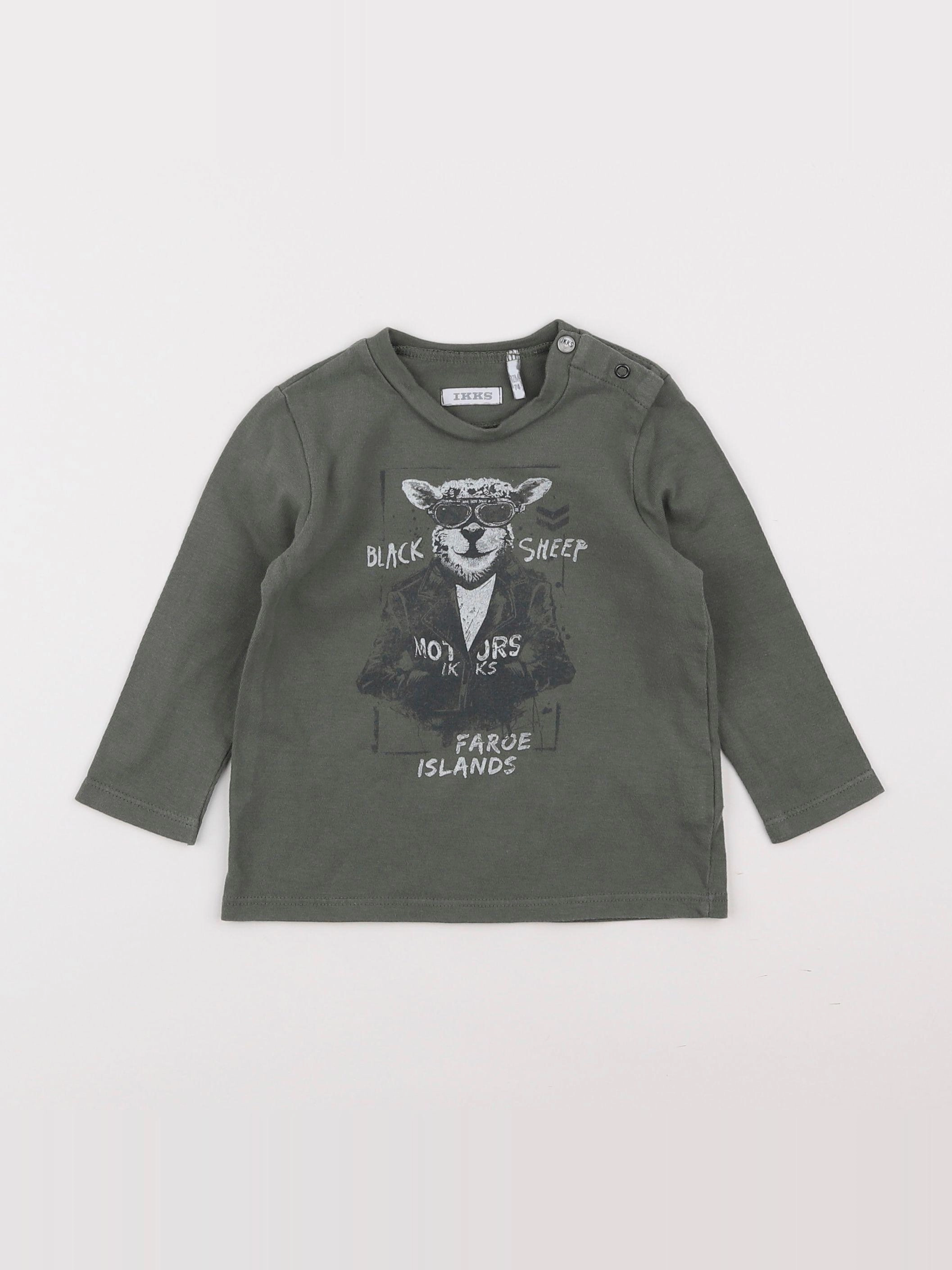 IKKS - tee-shirt vert - 12 mois
