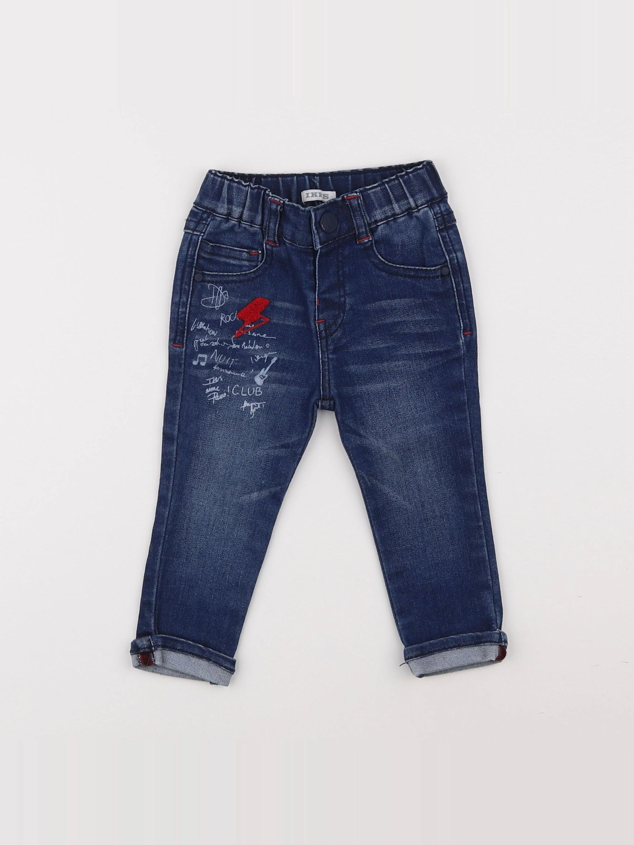 IKKS - jean bleu - 12 mois