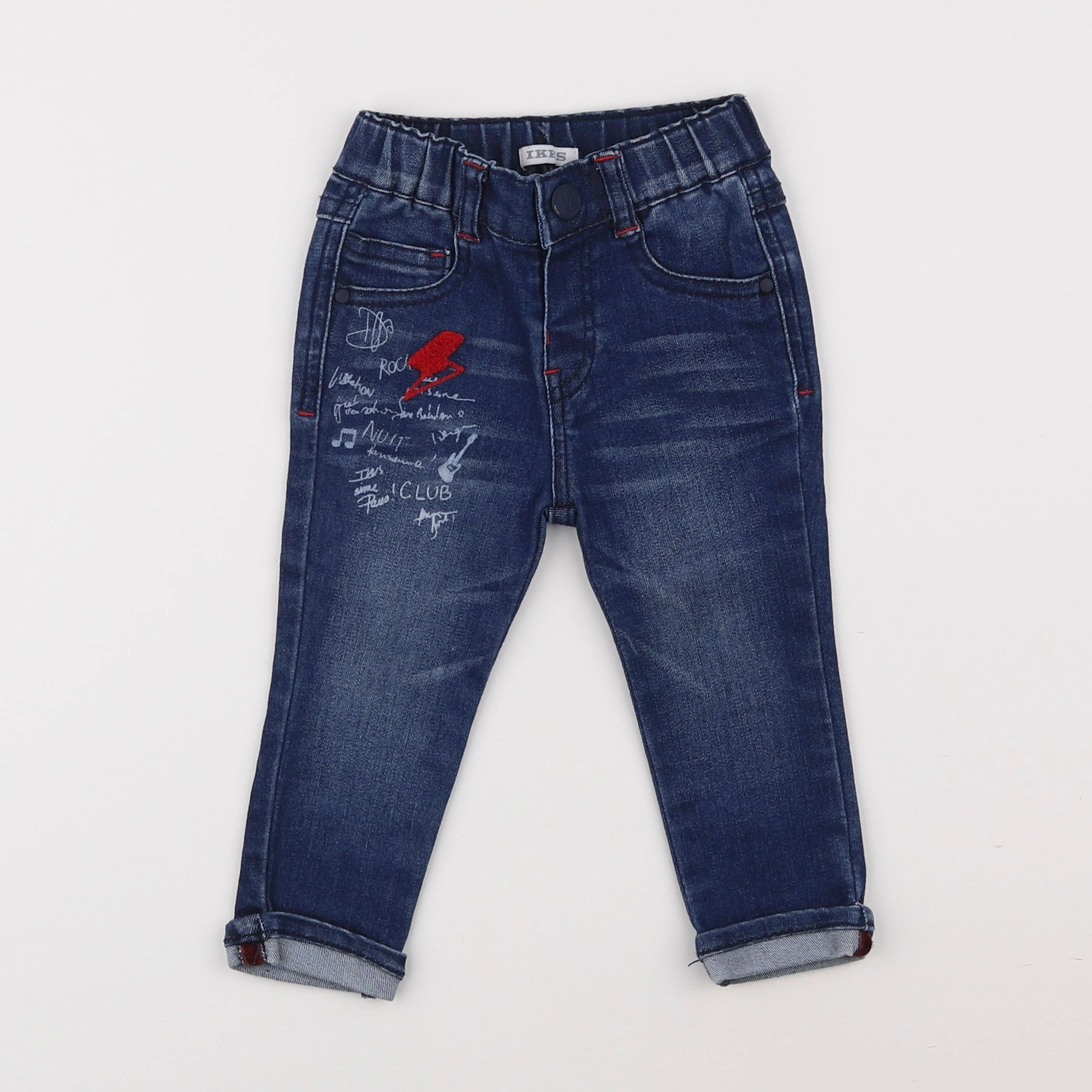 IKKS - jean bleu - 12 mois