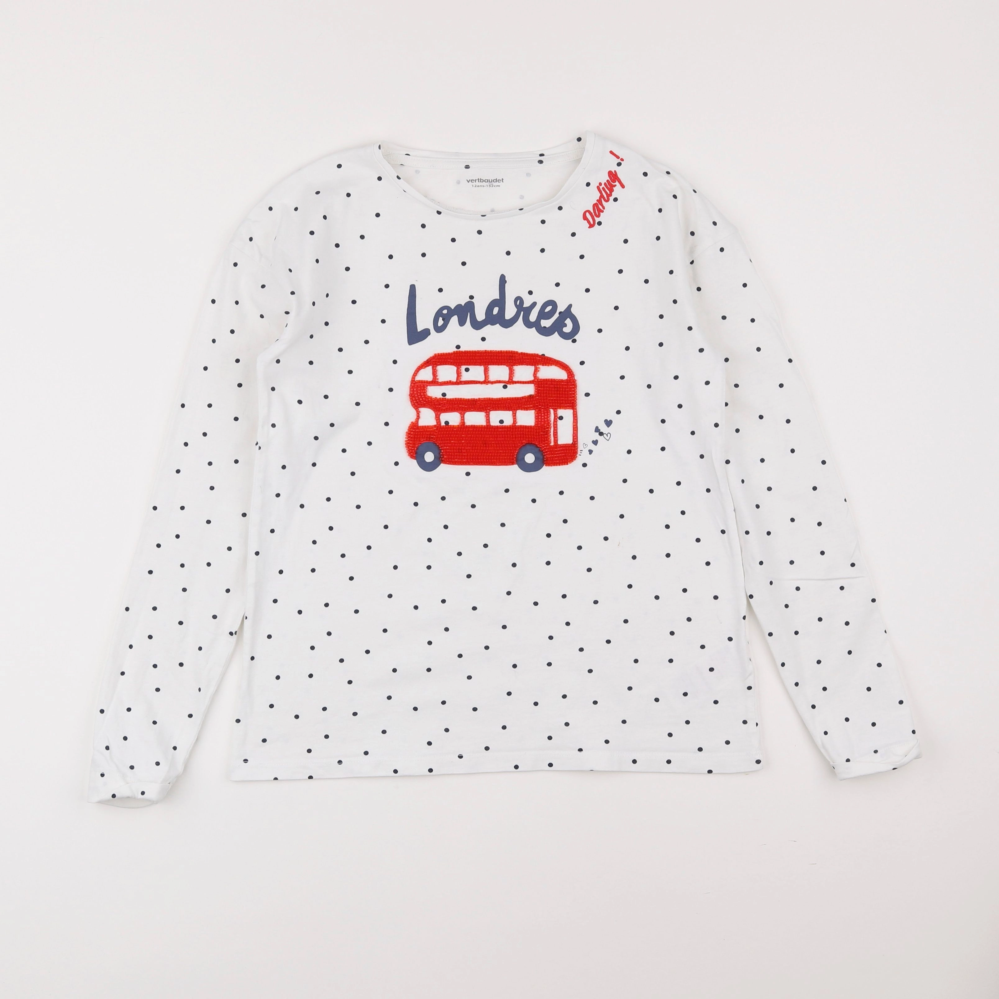 Vertbaudet - tee-shirt multicolore - 12 ans