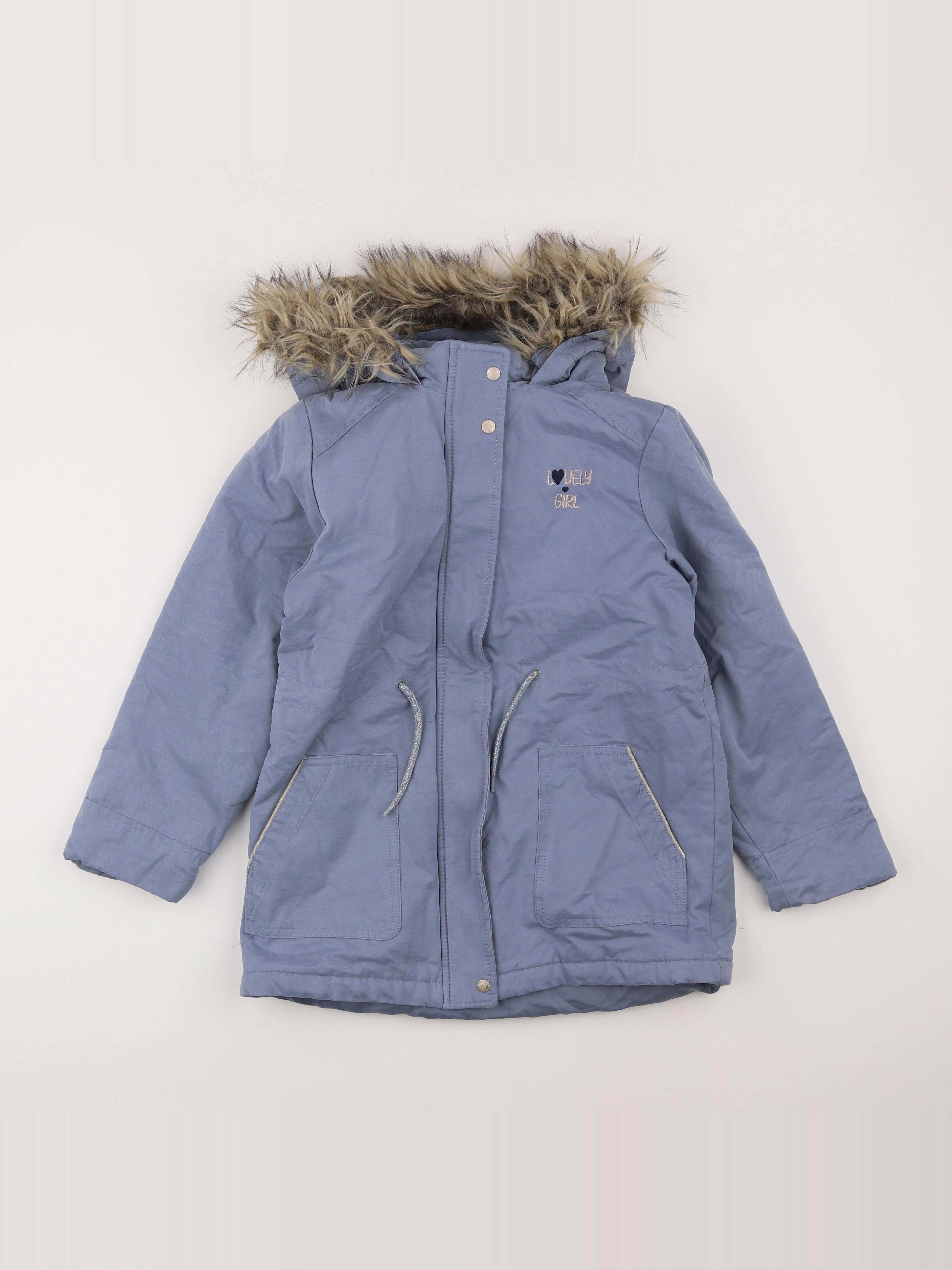 Vertbaudet - parka bleu - 10 ans