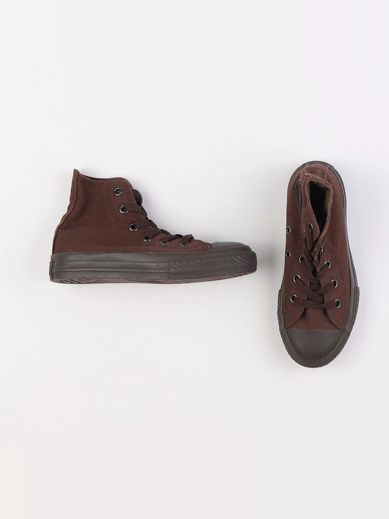 Converse - tennis à scratch/ lacets marron - pointure 29
