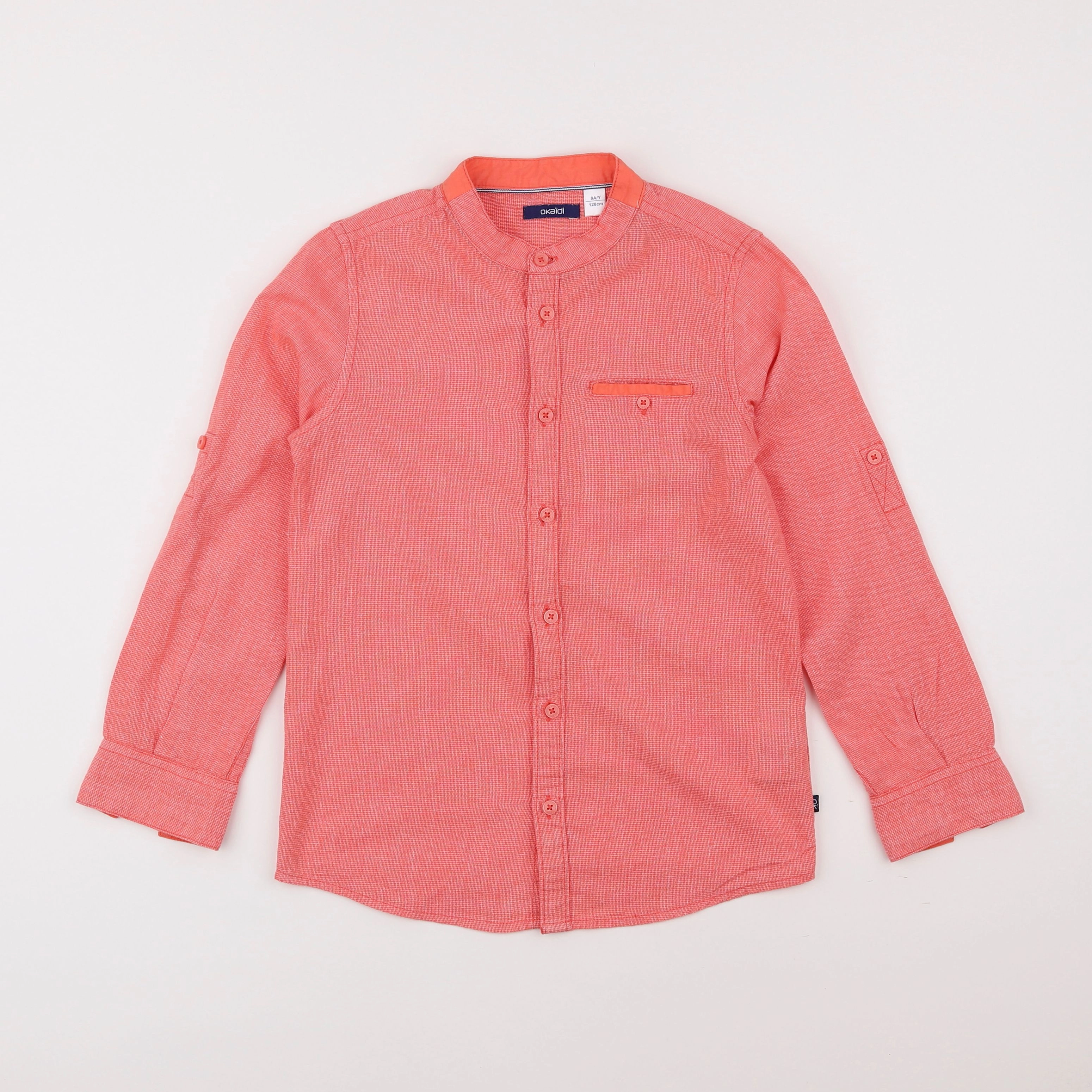 Okaidi - chemise rose - 8 ans
