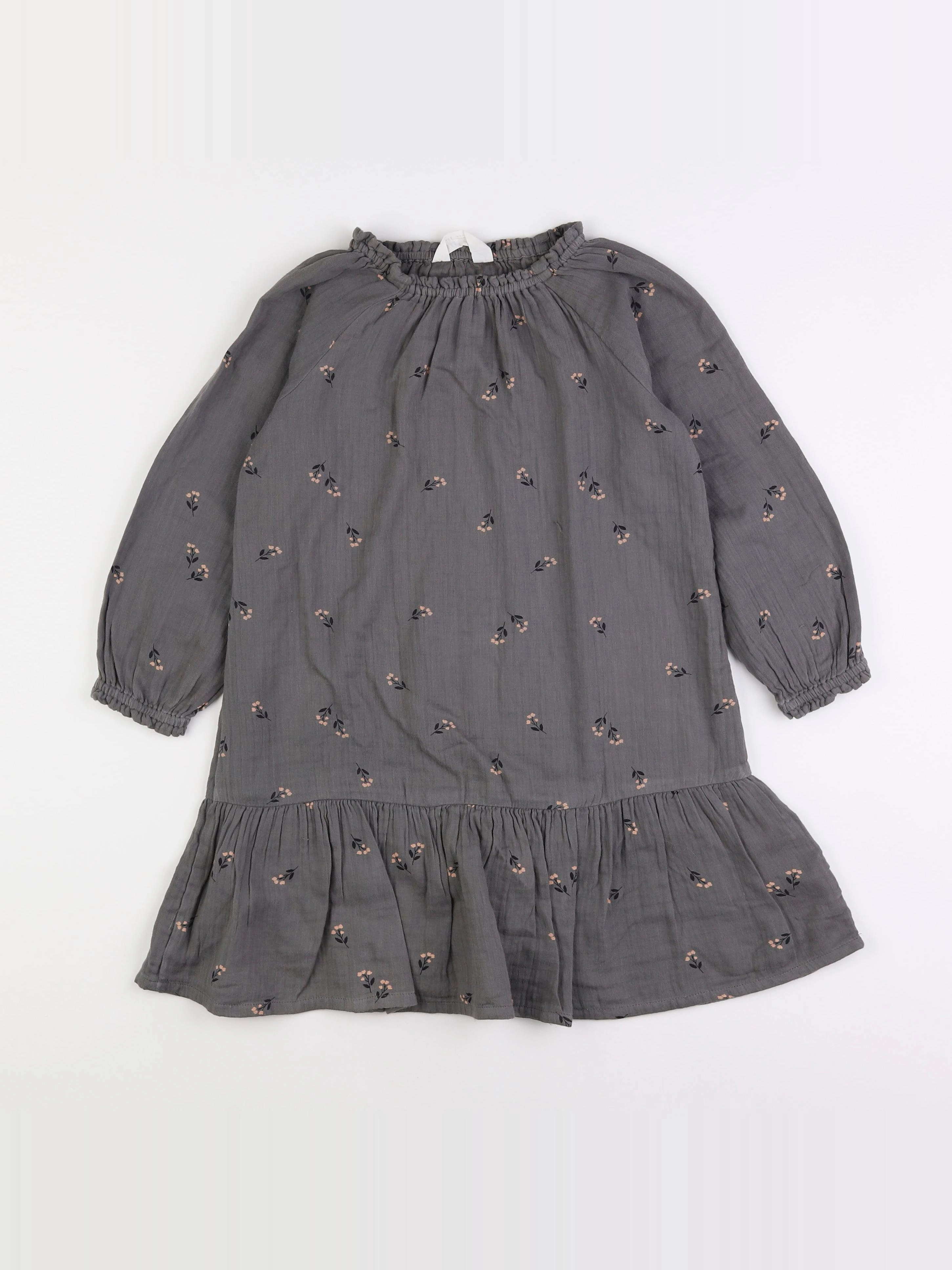 H&M - robe bleu - 6/7 ans