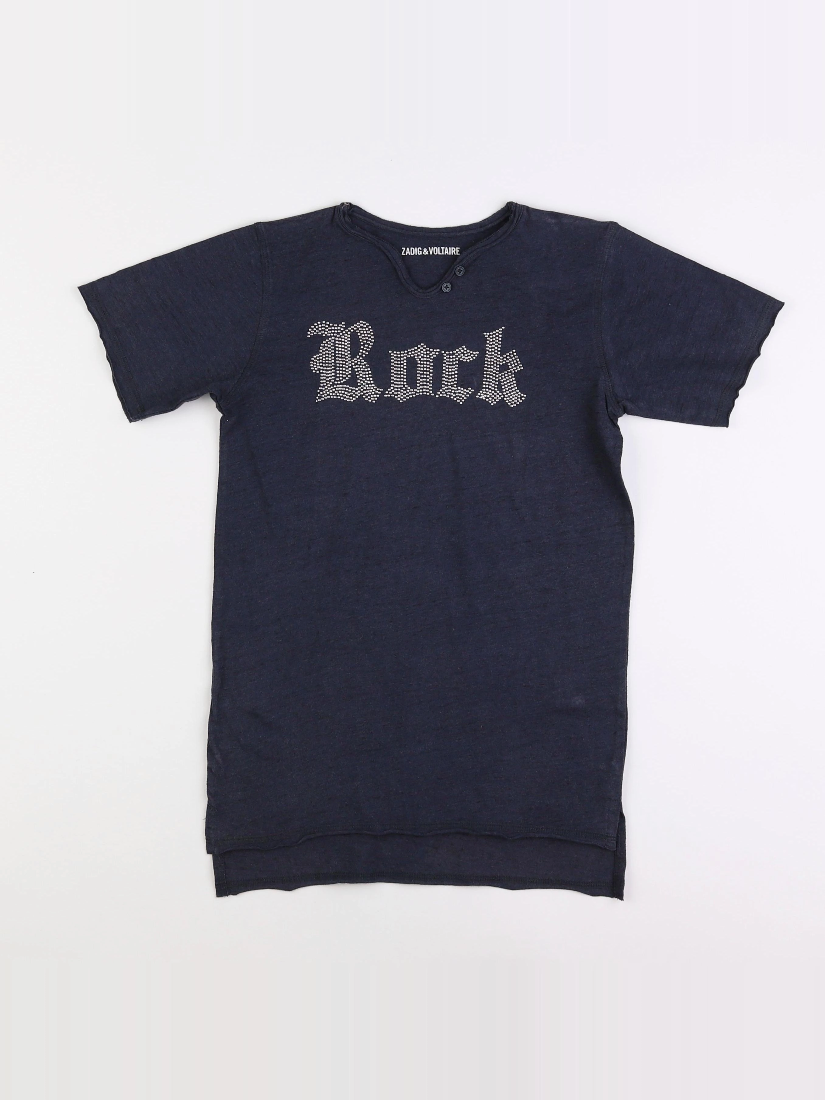Zadig & Voltaire - tee-shirt bleu - 6 ans