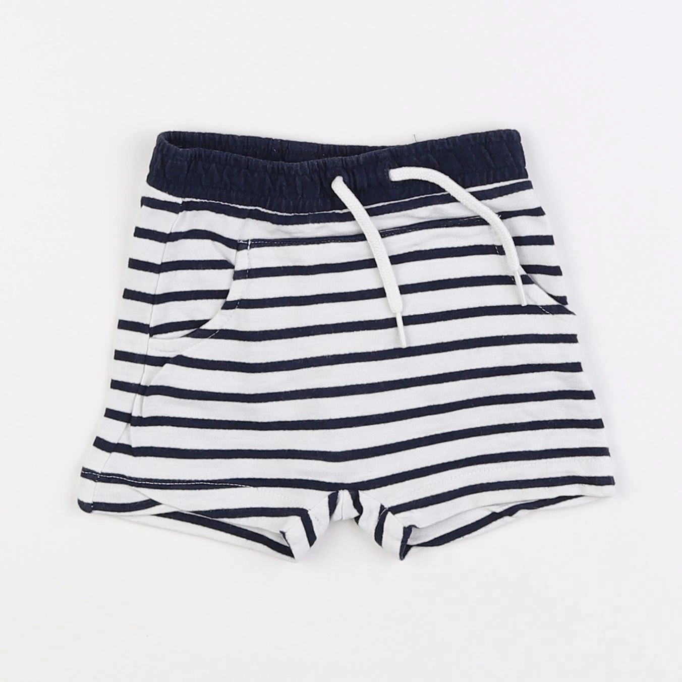 Vertbaudet - short blanc - 12 mois