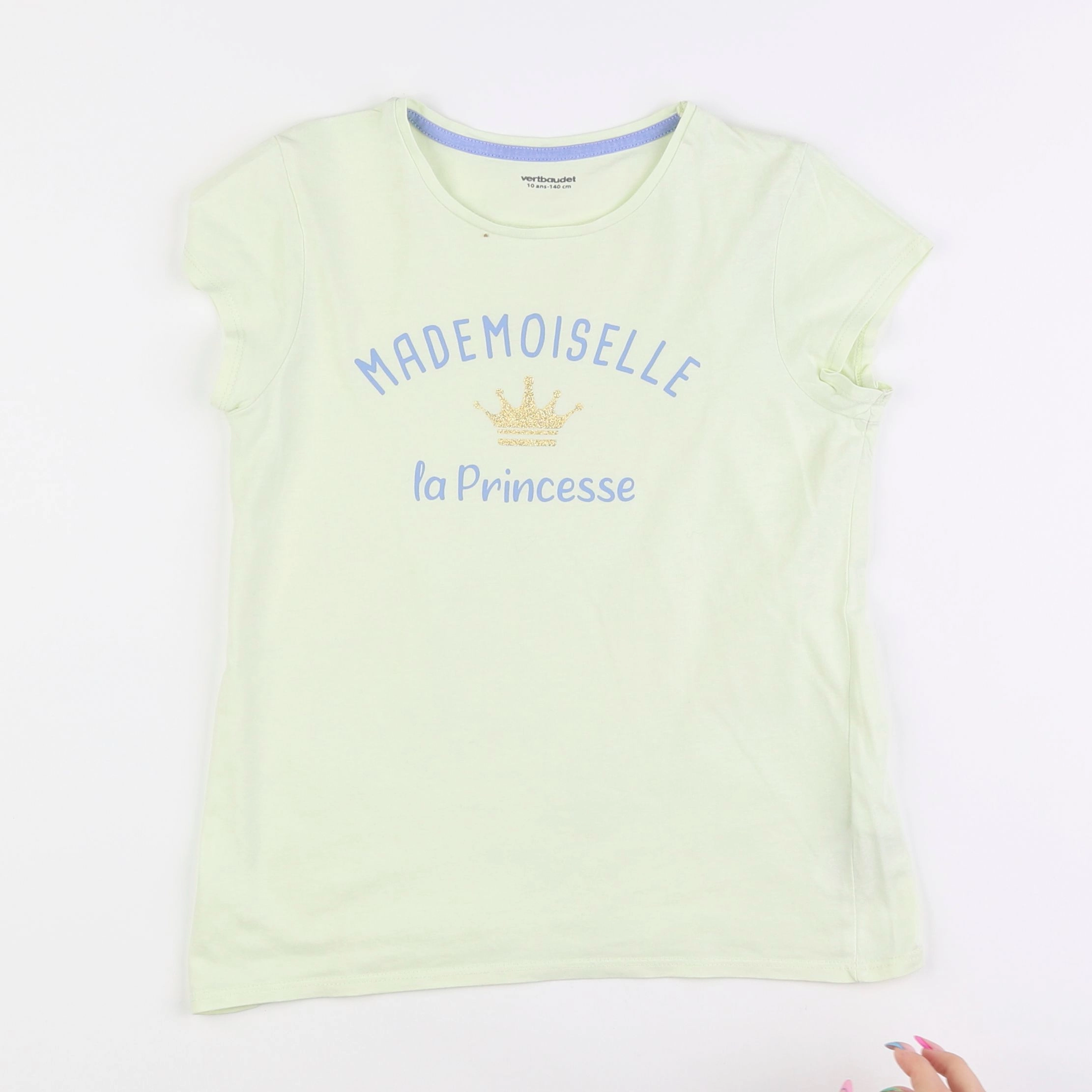 Vertbaudet - tee-shirt jaune - 10 ans